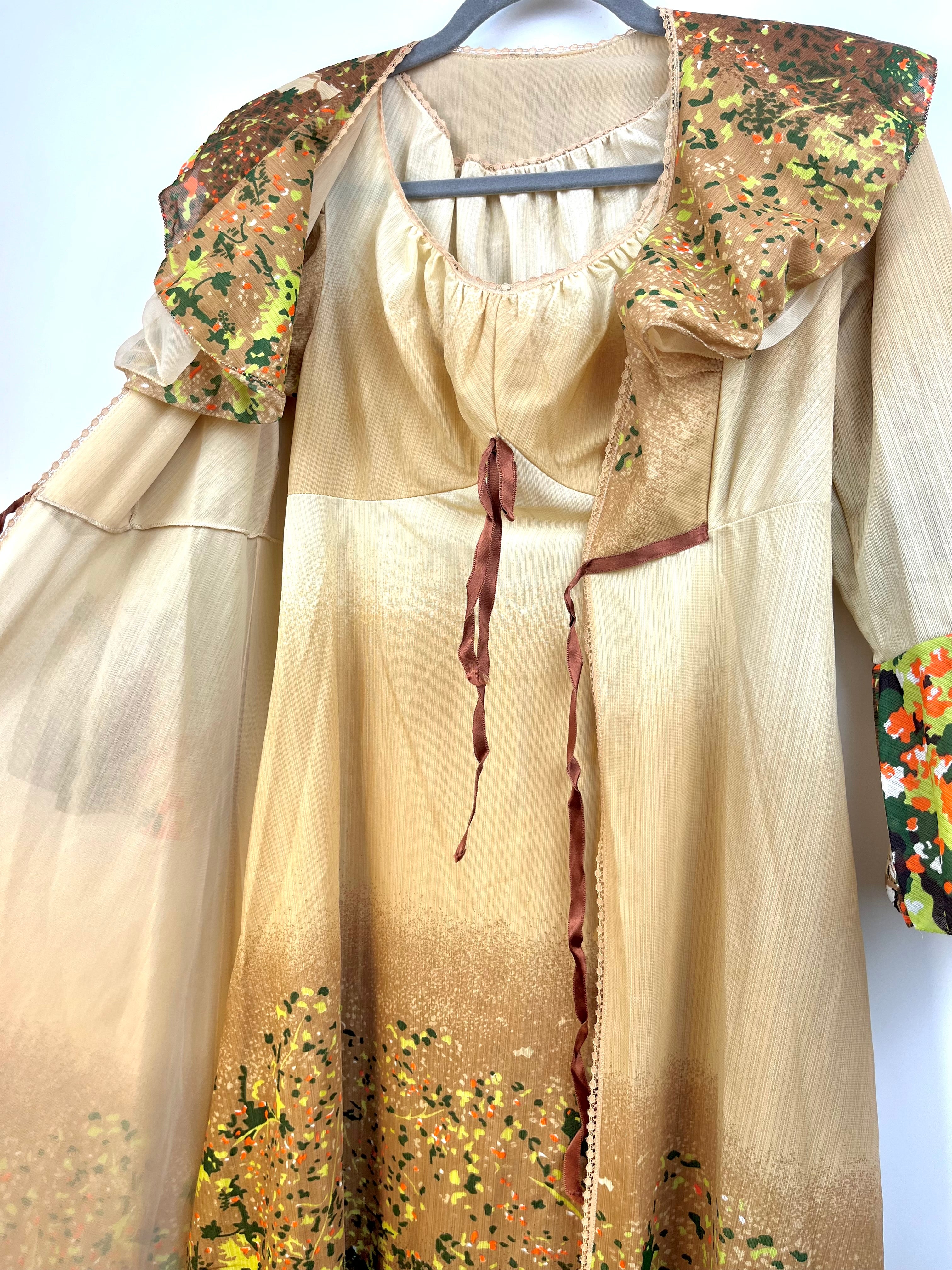 Vintage Prairie Two Piece Dress Set