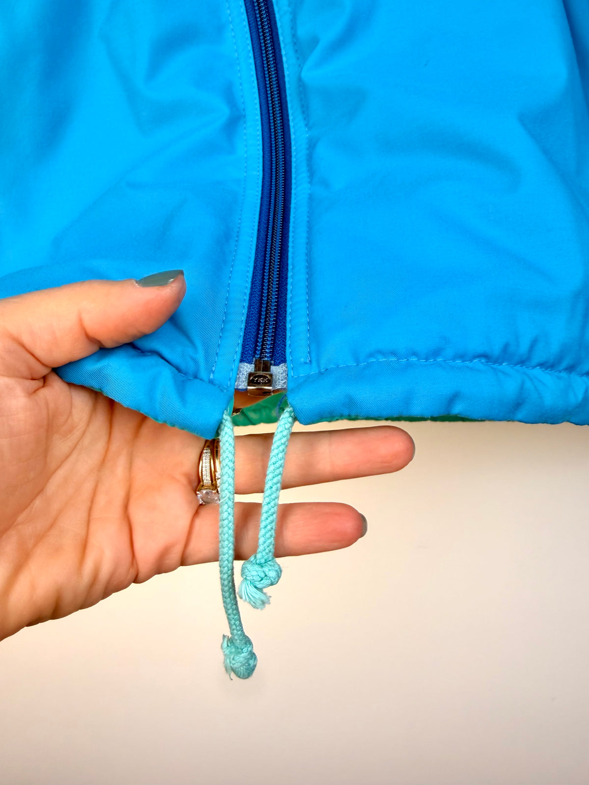 Giacca vintage Colmar Spacerace – azzurro e verde acqua