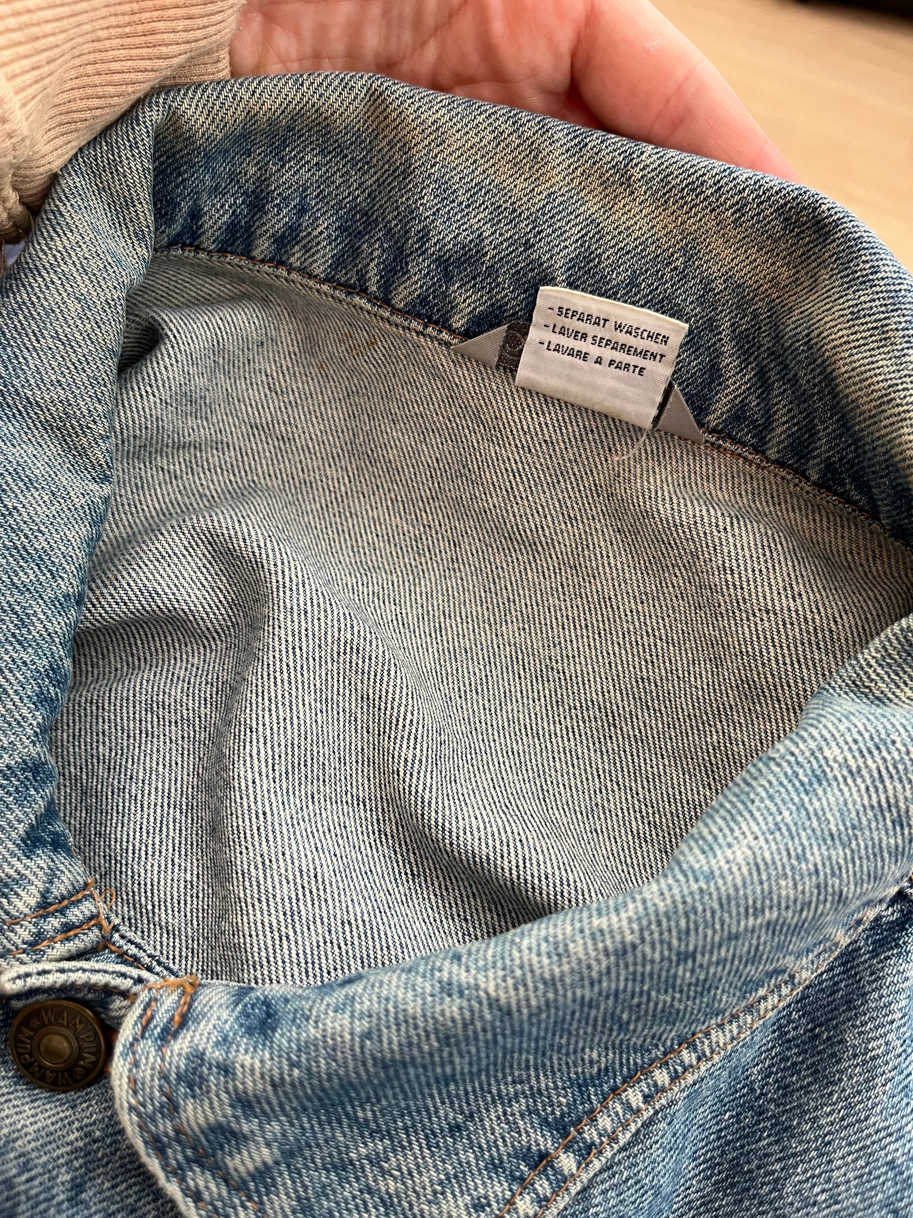 Giacca Jeans Vintage Oversize Denim Chiaro XXL