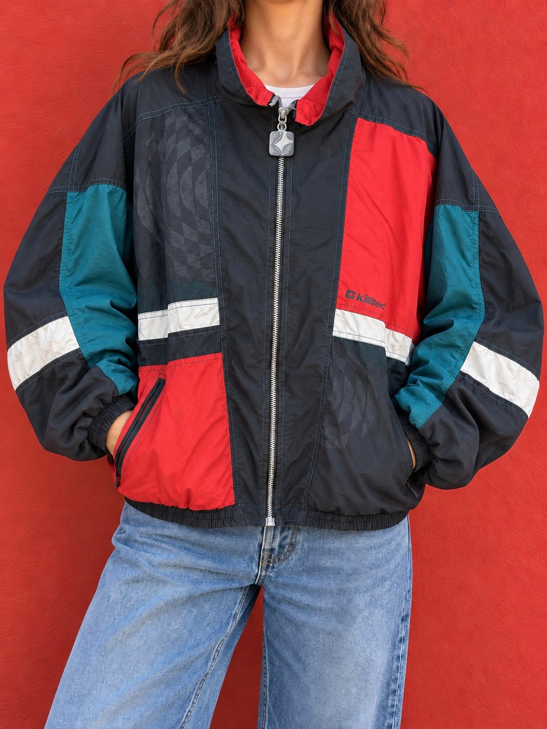 Giacca vintage Killtec color block anni ’90
