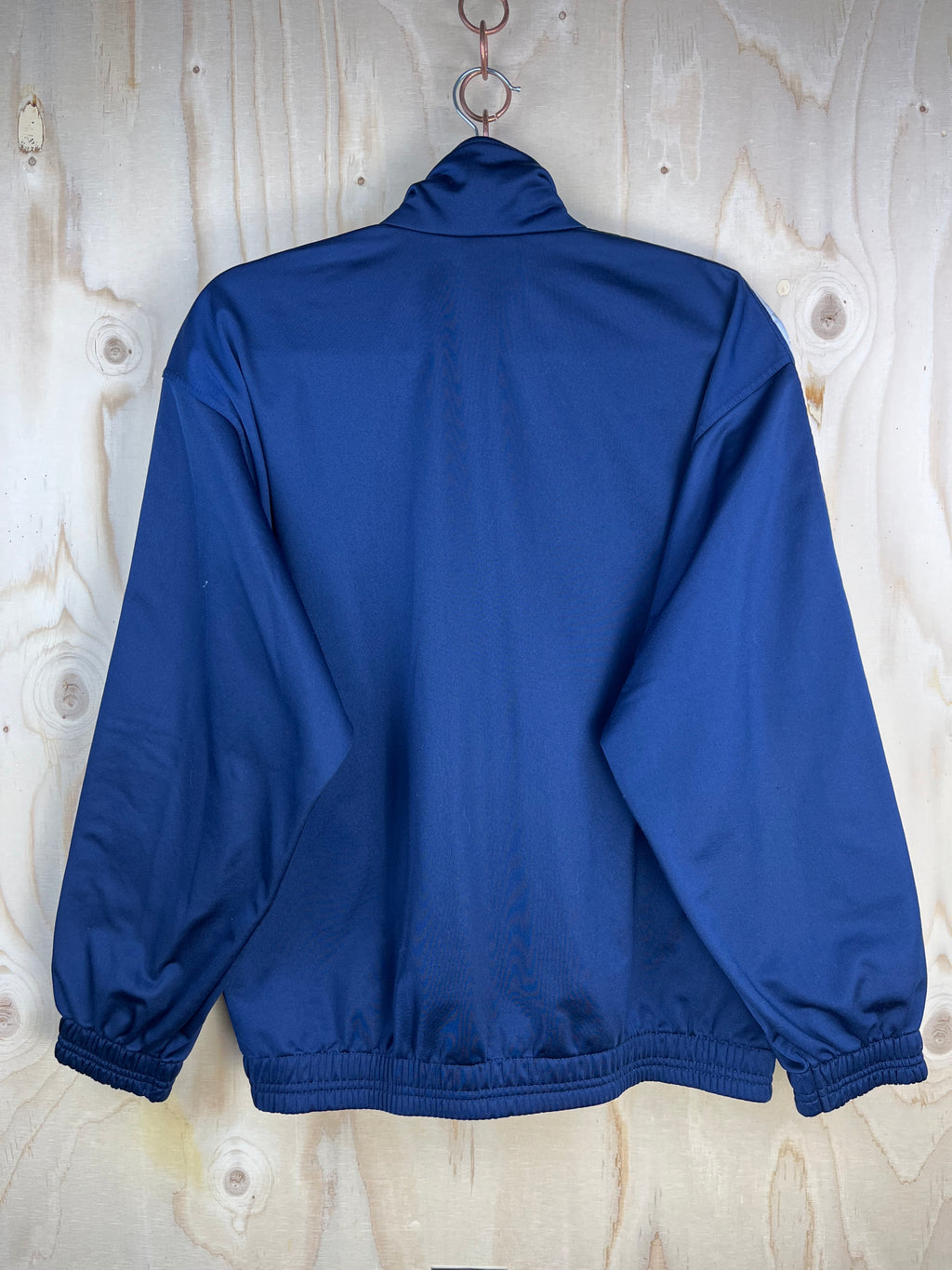 Vintage Diadora Track Jacket Navy Logo Tape 90s Zip-Up
