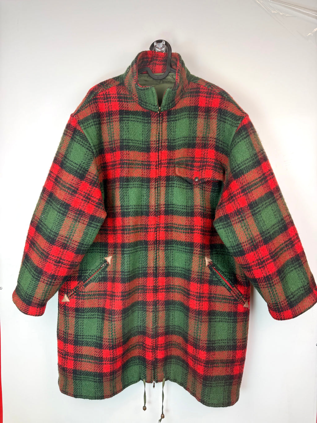 Cappotto vintage Pennyblack in lana tartan con interno rimovibile