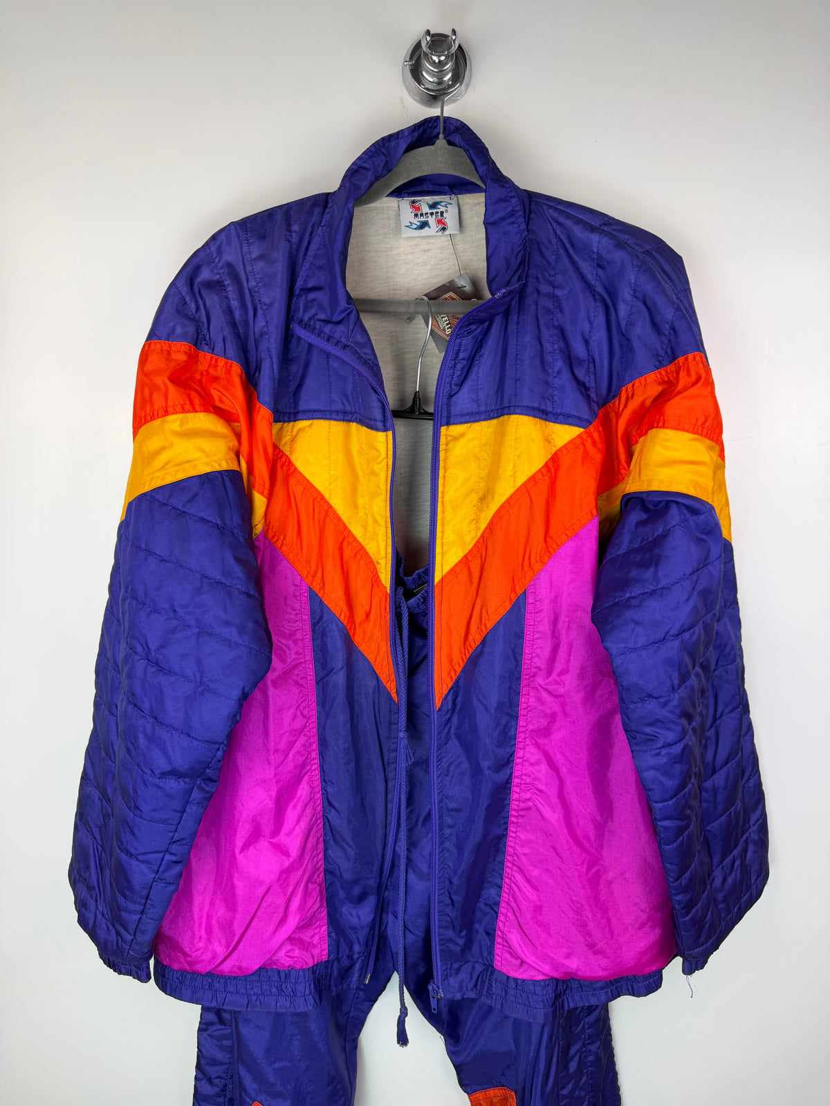 Completo tuta vintage Master color block anni ’80/’90