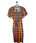 Abito Vintage Made in Italy Multicolor in Cotone