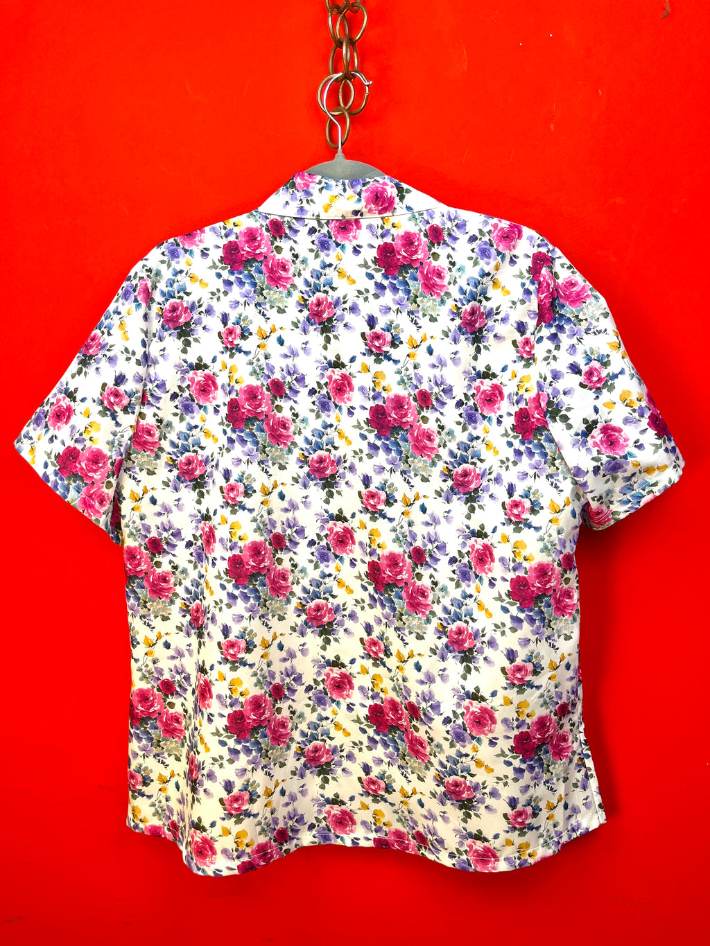 Blusa Vintage Floreale Made in Italy
