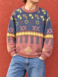 Maglione vintage fantasia geometrica anni ’90