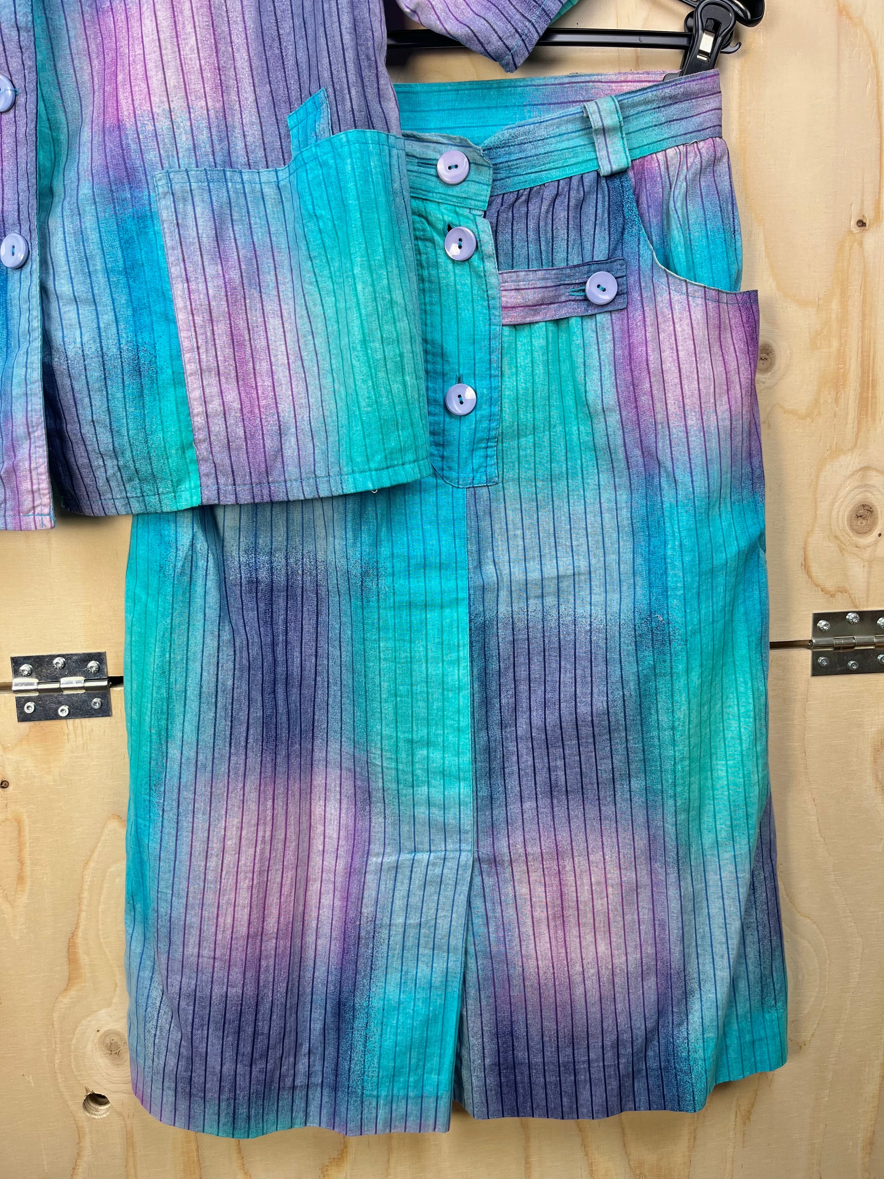 Completo Vintage Anni ’90 Made in Italy in Cotone Pastello