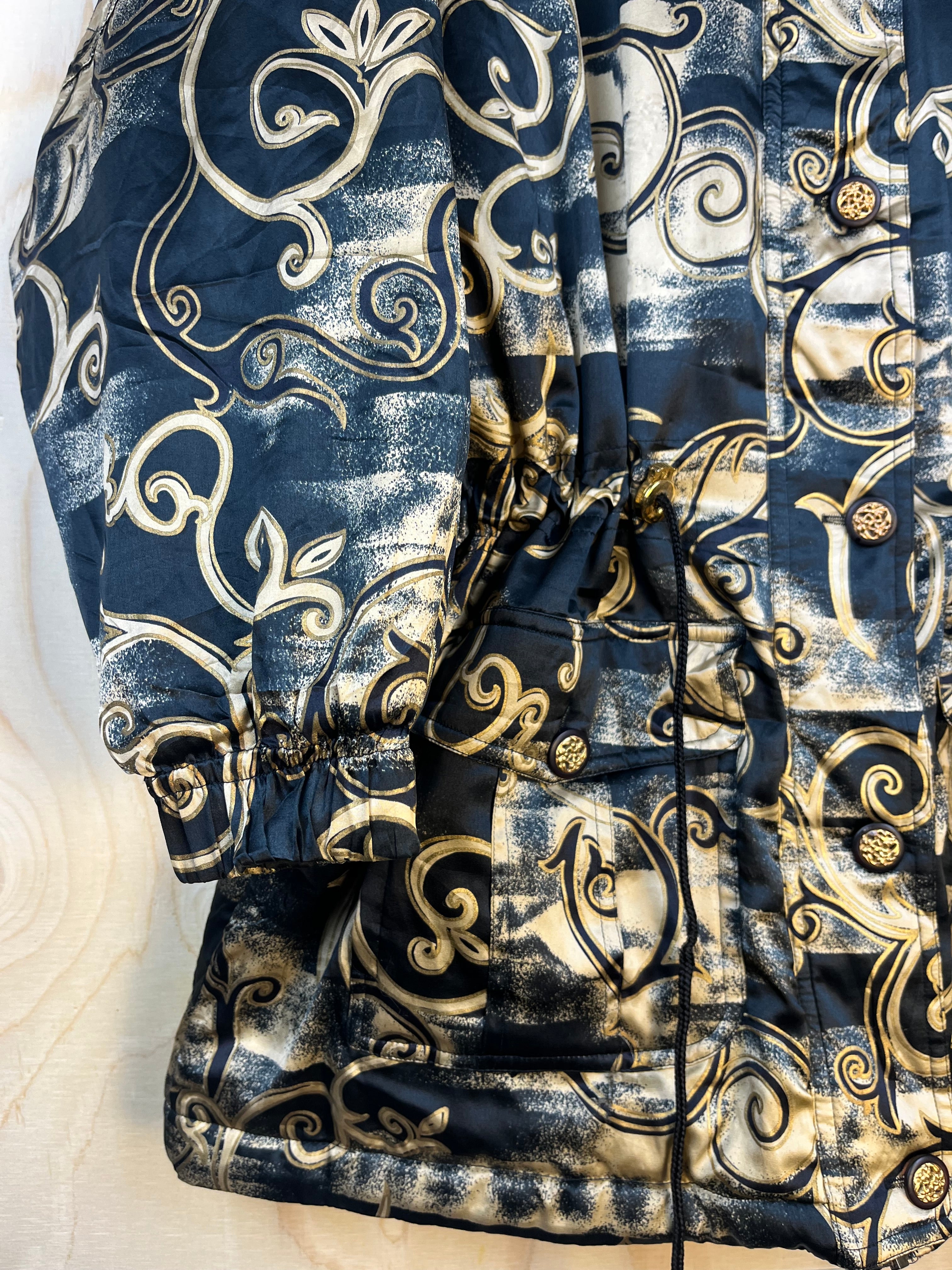 Vintage Silk Baroque Jacket 90s