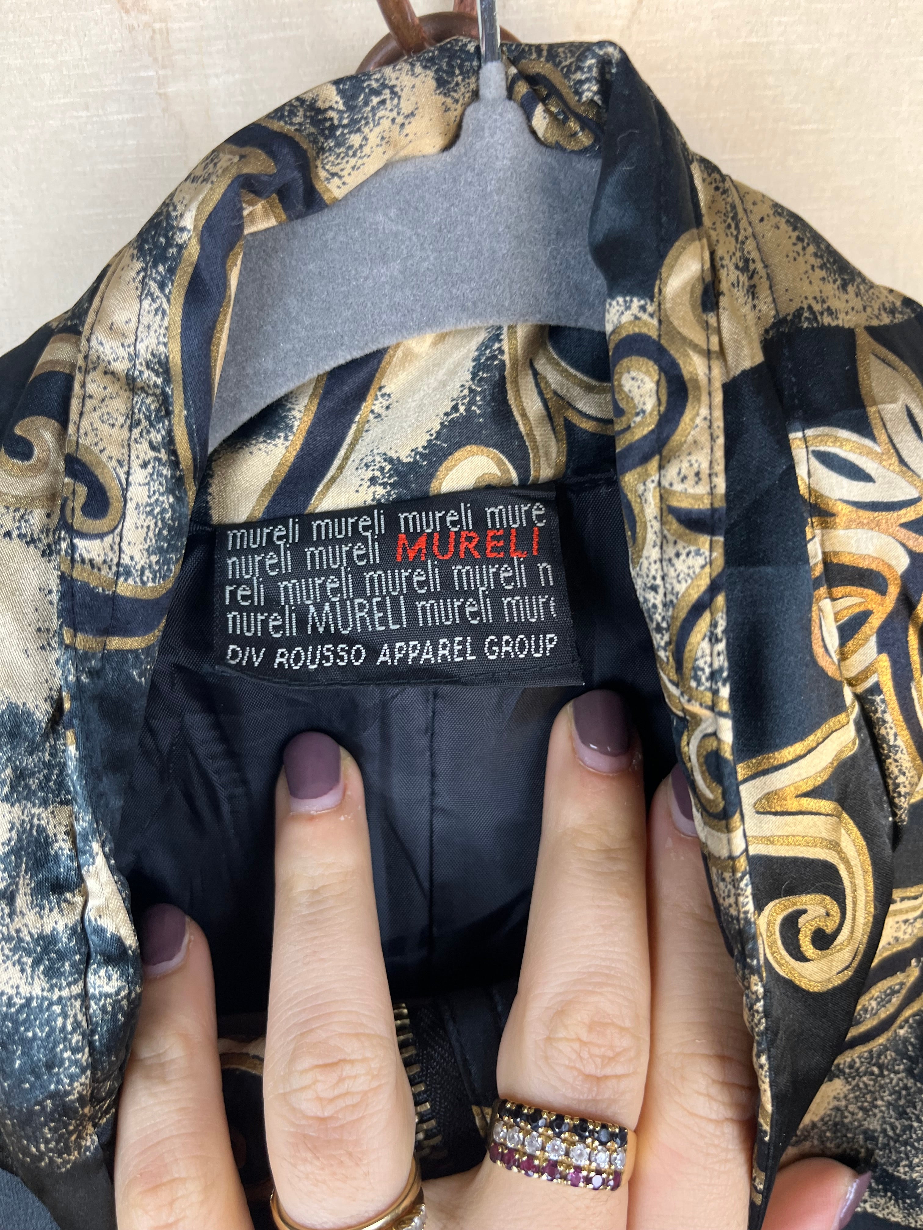 Vintage Silk Baroque Jacket 90s