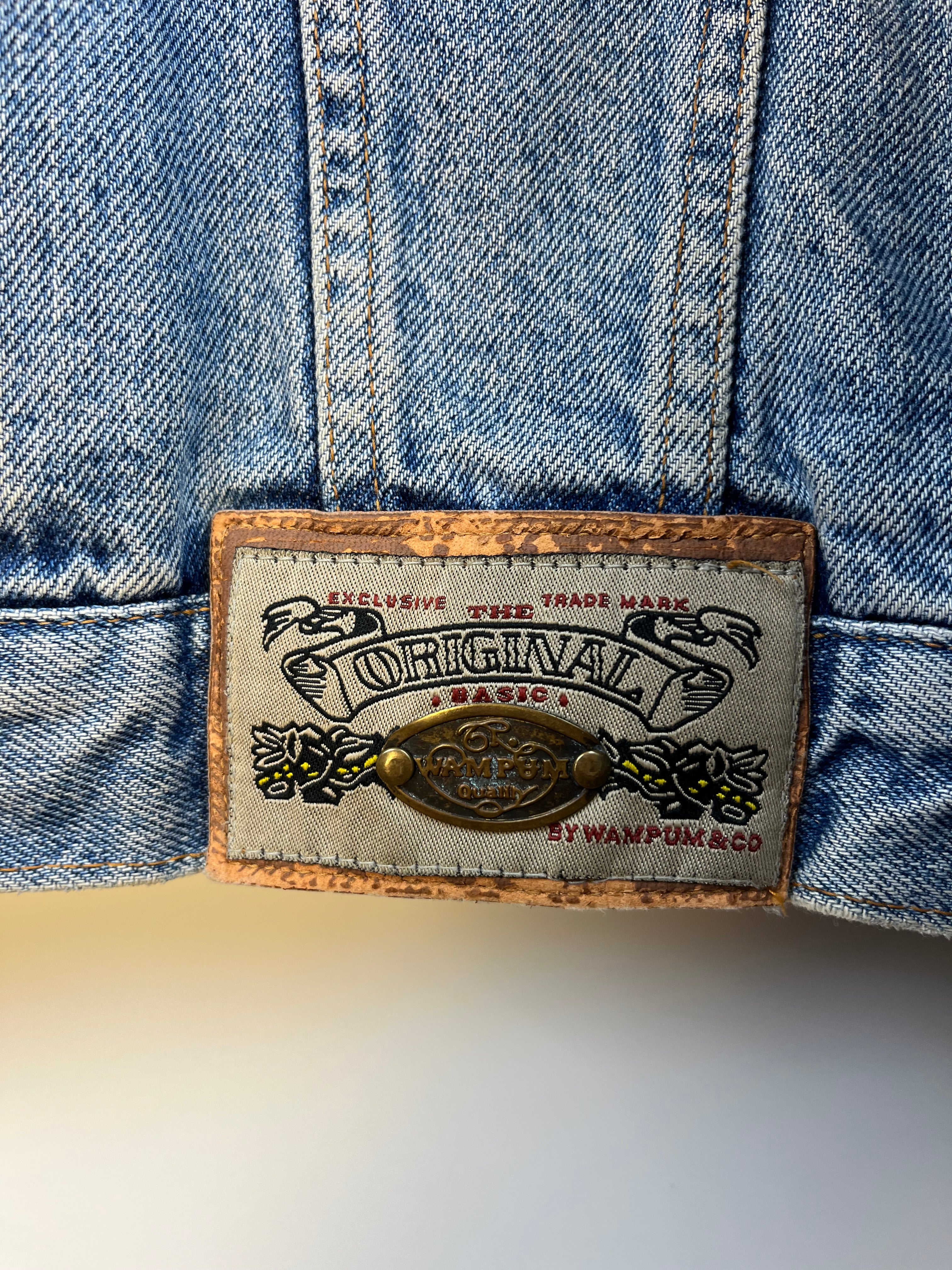 Giacca Jeans Vintage Oversize Denim Chiaro XXL