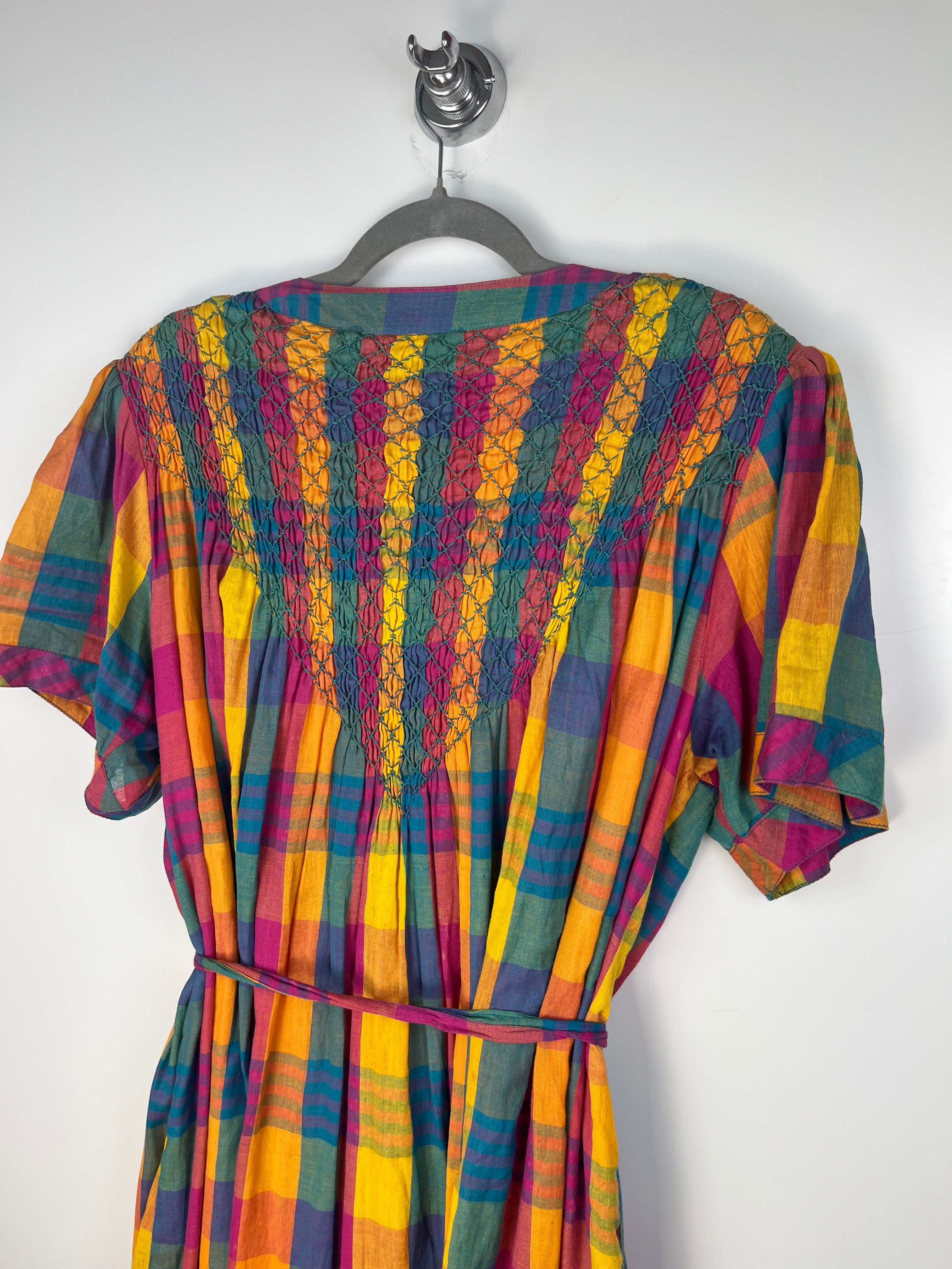 Abito Vintage Made in Italy Multicolor in Cotone