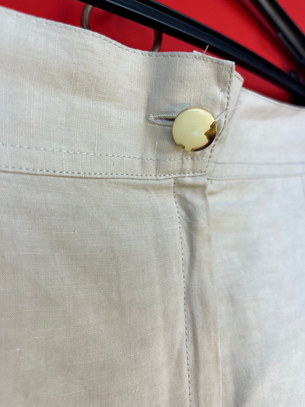 Gonna Tubino Vintage Made in Italy Beige Avorio