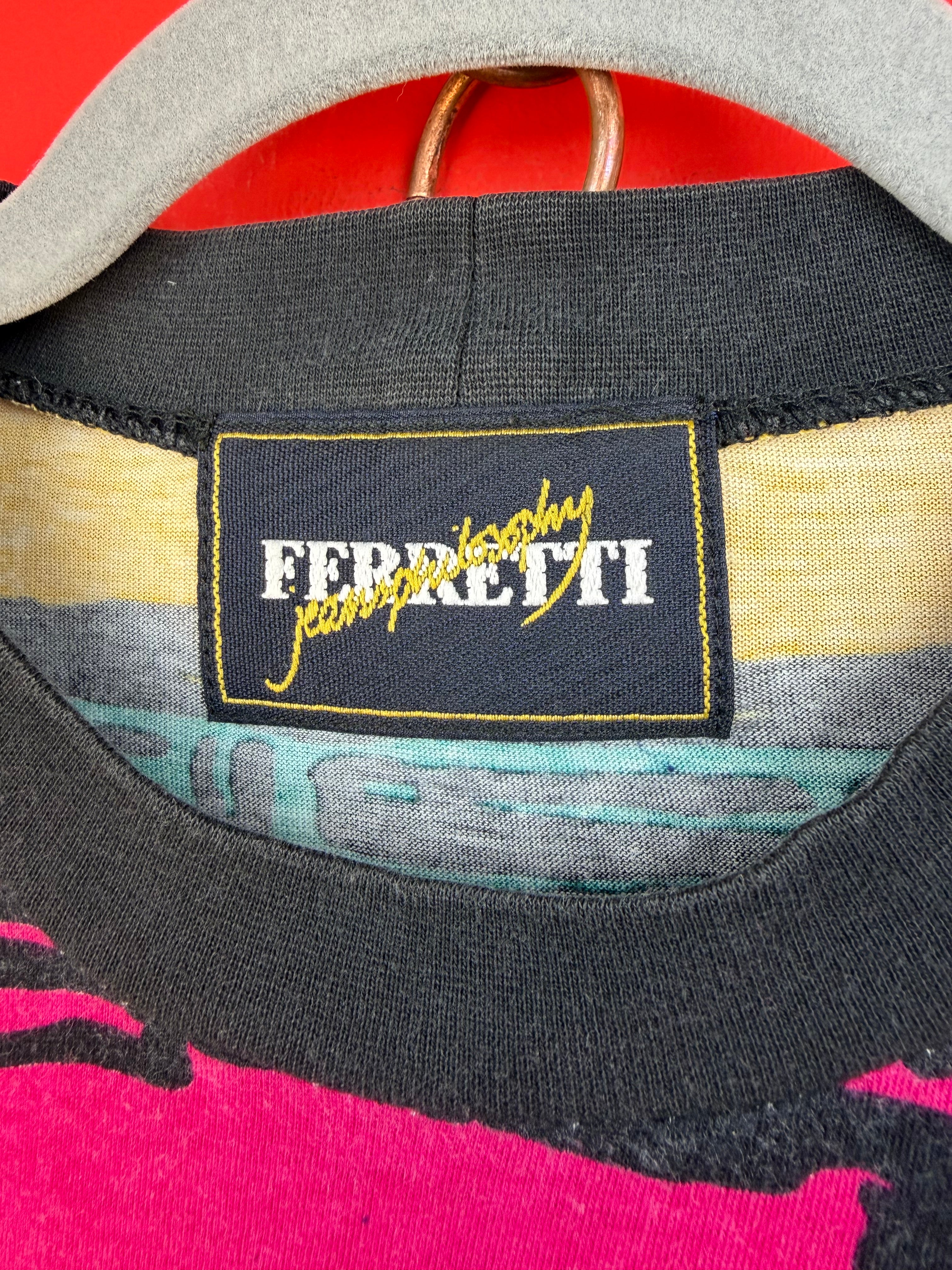 Ferretti Jeans Philosophy by Alberta Ferretti T-shirt Vintage Anni ’90 Made in Italy