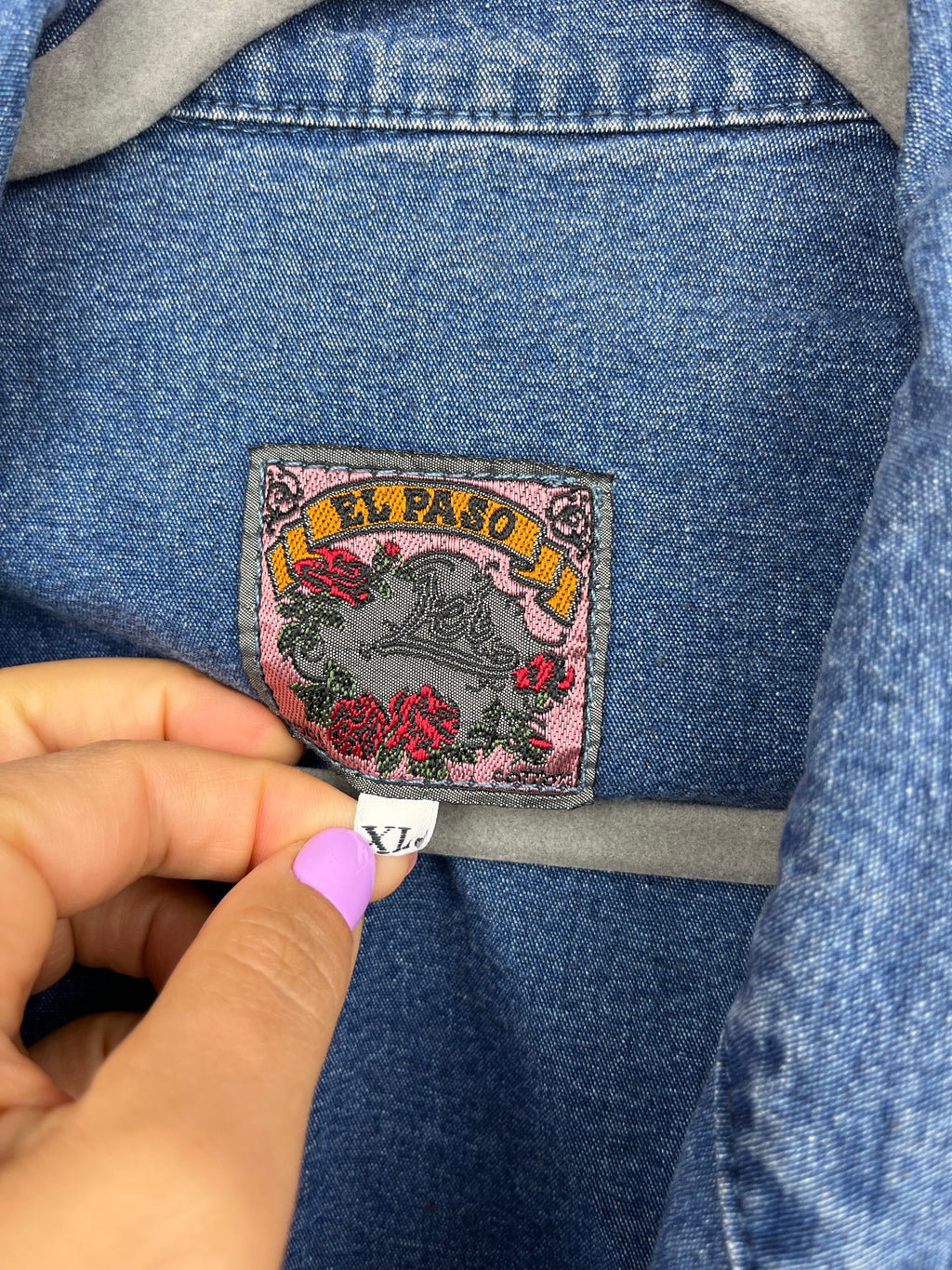 Vintage Denim Blazer Club Marine El Paso
