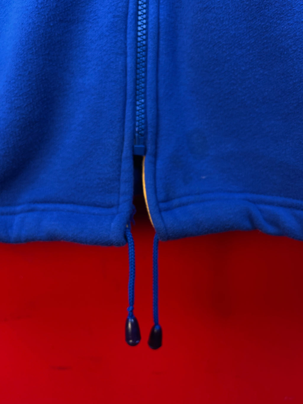 Vintage Nike Sleeveless Hoodie Blue/Yellow
