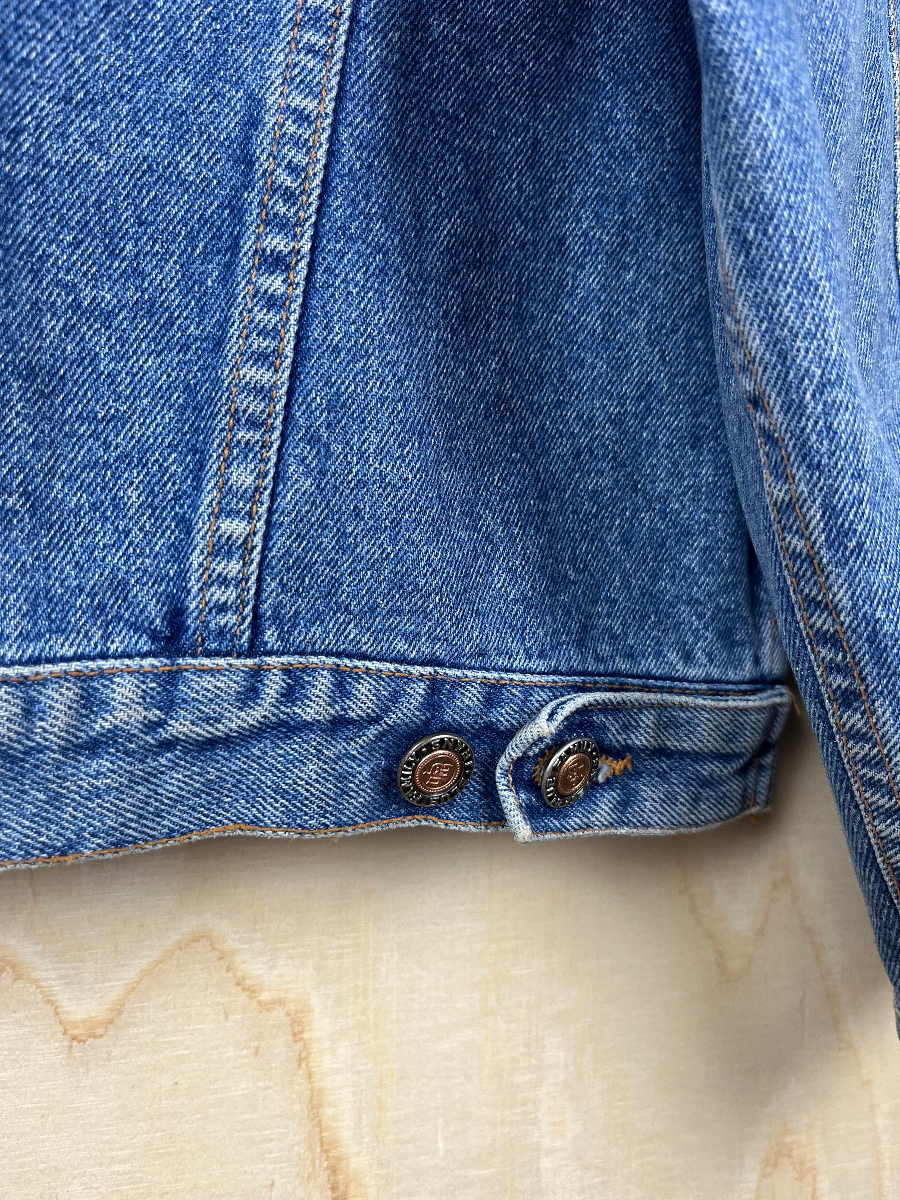Vintage Benetton Denim Jacket – Blue Family Jeans Made in Italy