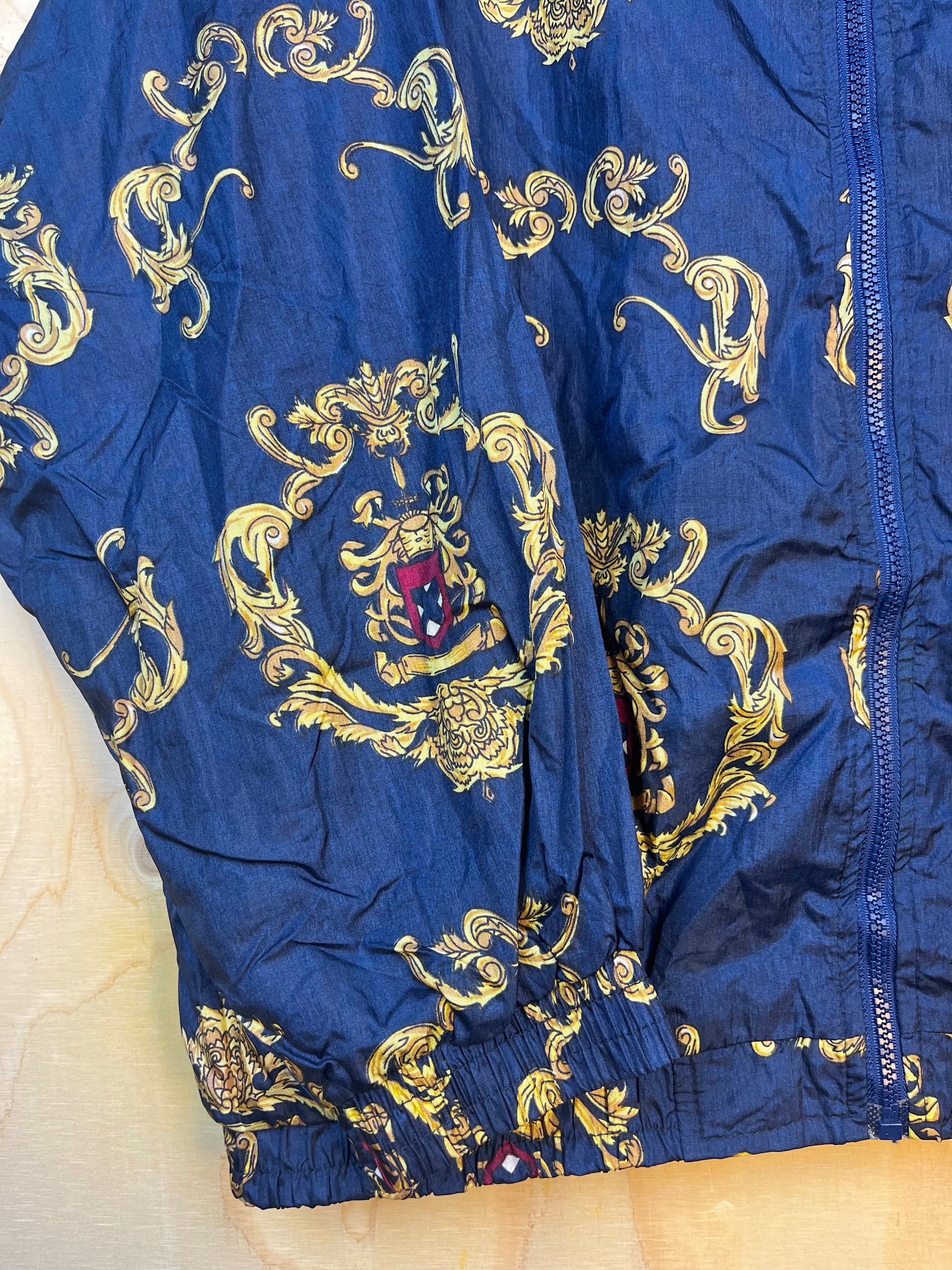 Vintage Baroque Blue Windbreaker