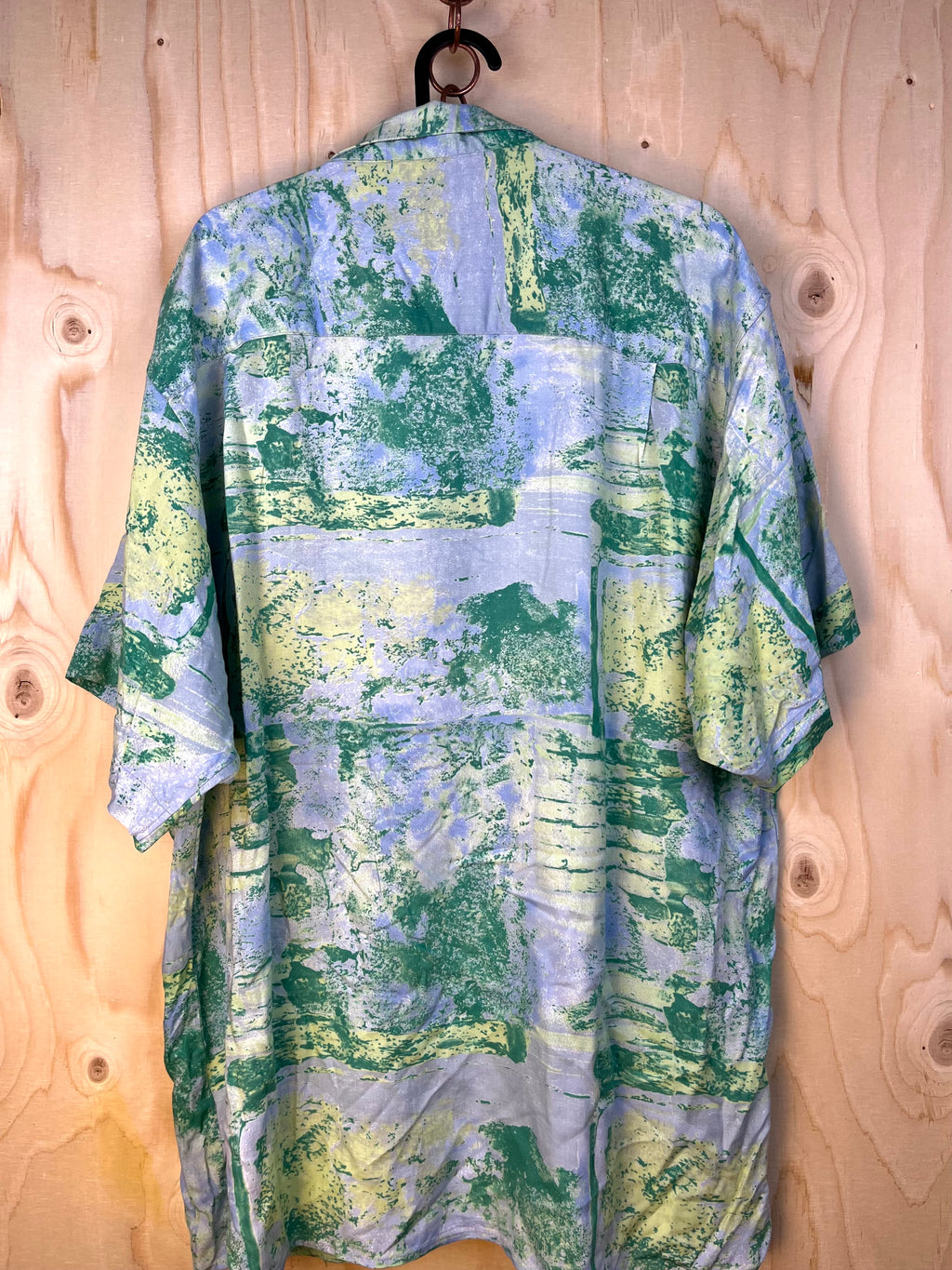 Camicia Vintage Astratta in Viscosa 90s