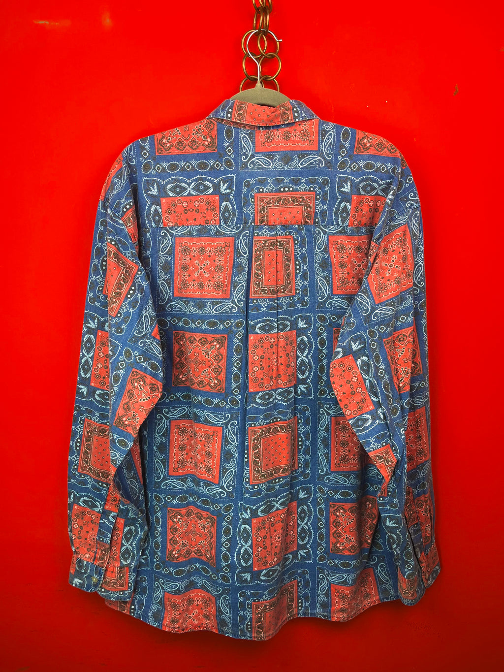 Camicia Vintage Bandana Patchwork Campione