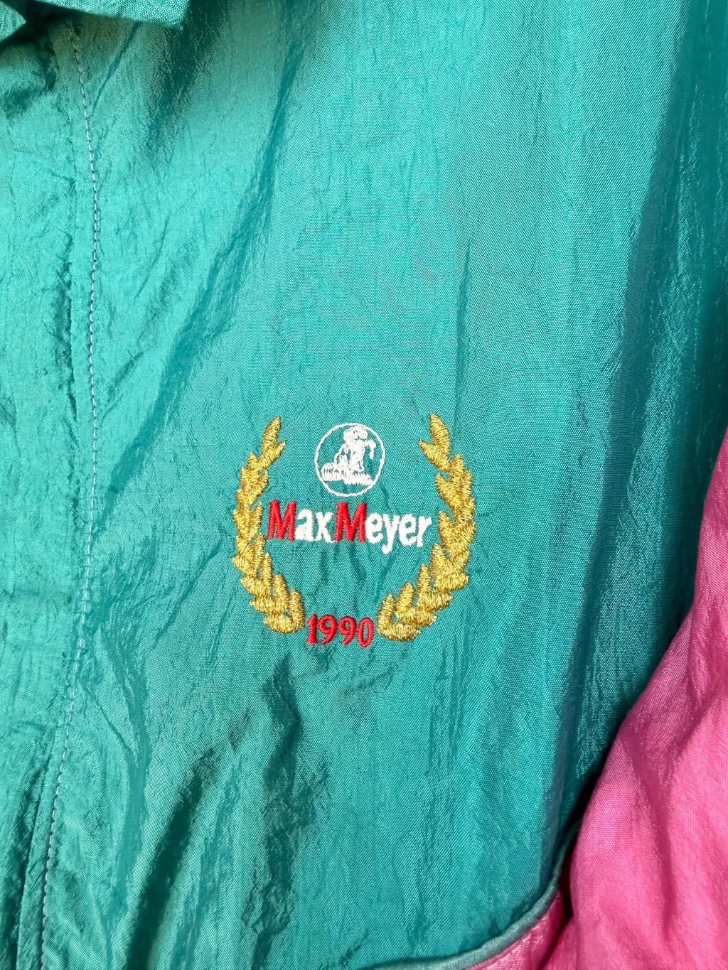 MaxMeyer 1990 Color Block Windbreaker Jacket