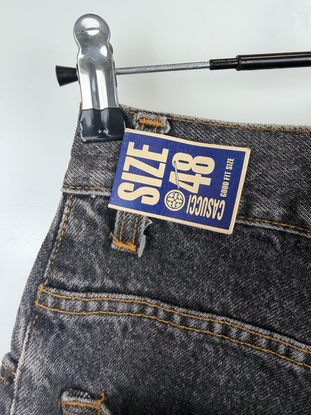 Jeans vintage Casucci grigio slavato con cartellini originali