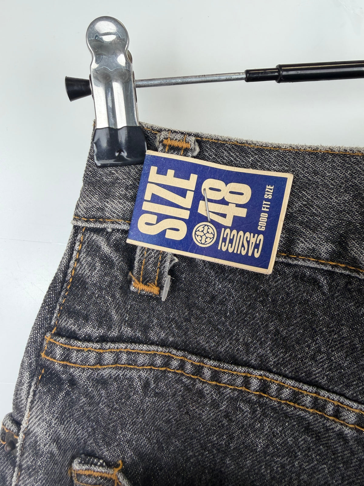 Jeans vintage Casucci grigio slavato con cartellini originali