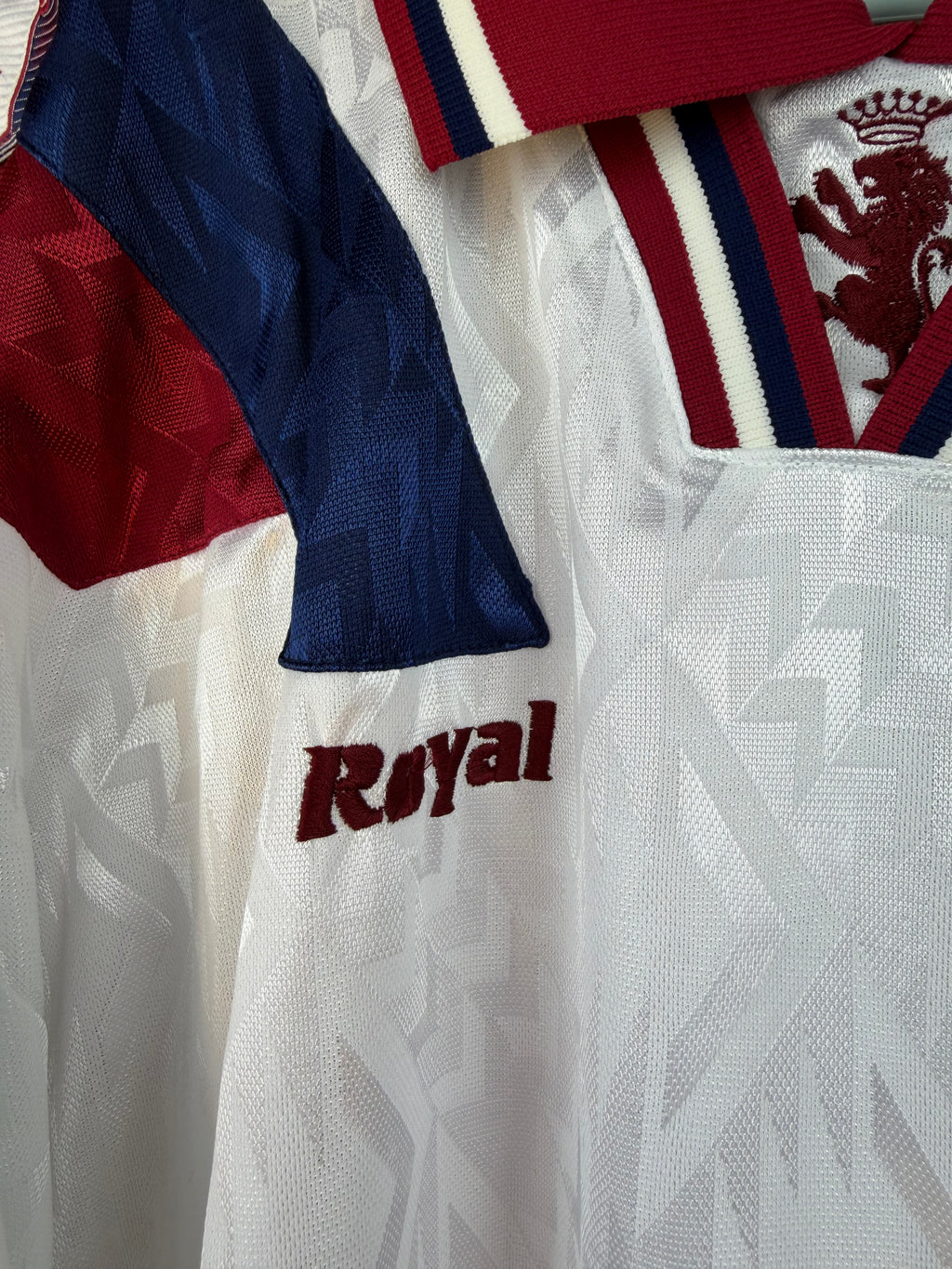 Vintage Royal 90s Long Sleeve Football Jersey
