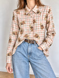 Camicia vintage teddy bear con spalline