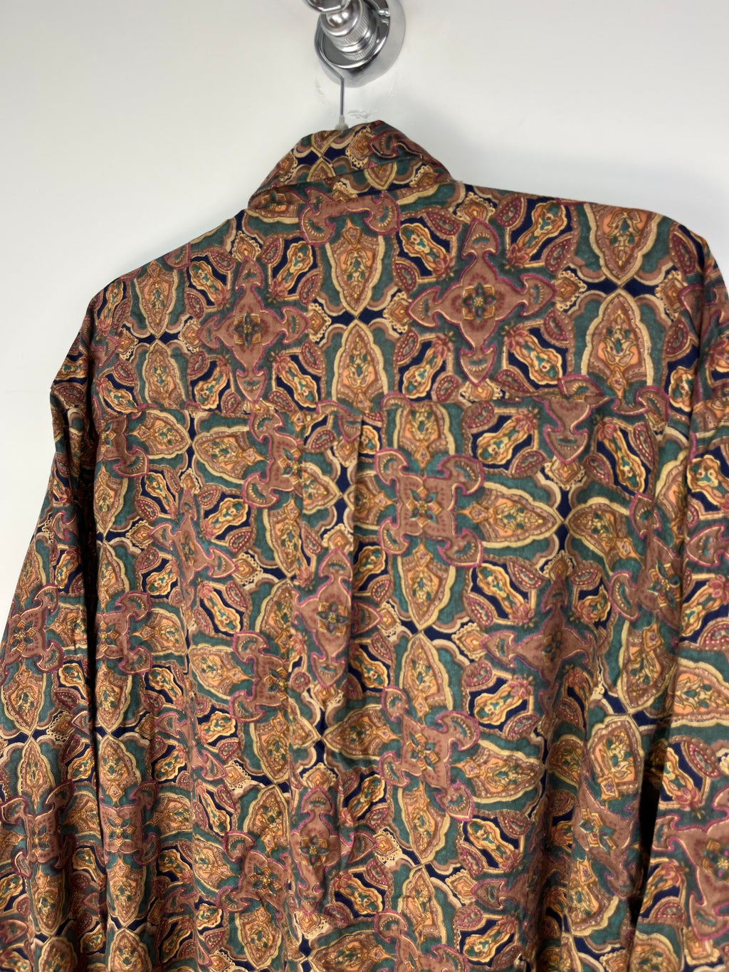 Orso Poeta Vintage Pattern Shirt 100% Viscose
