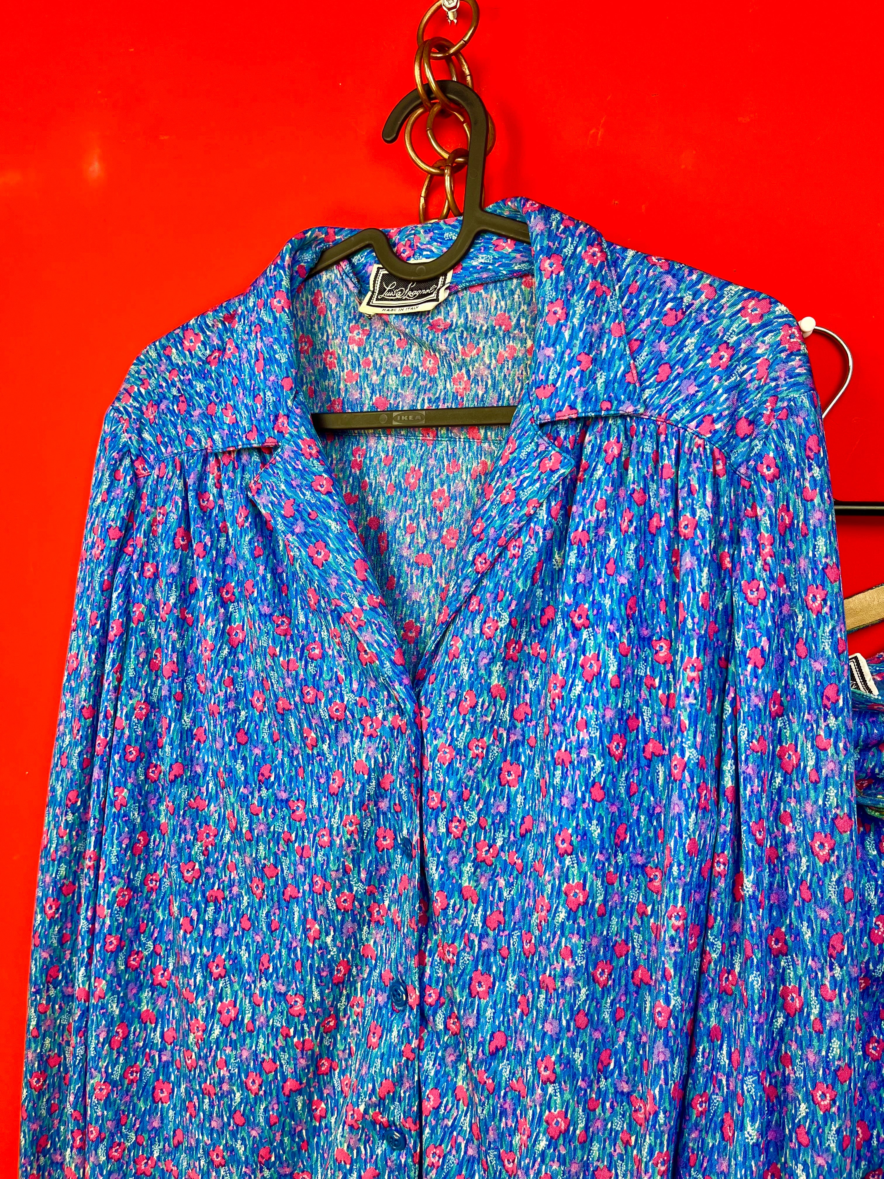 Completo Vintage Floreale Luisa Spagnoli Made in Italy