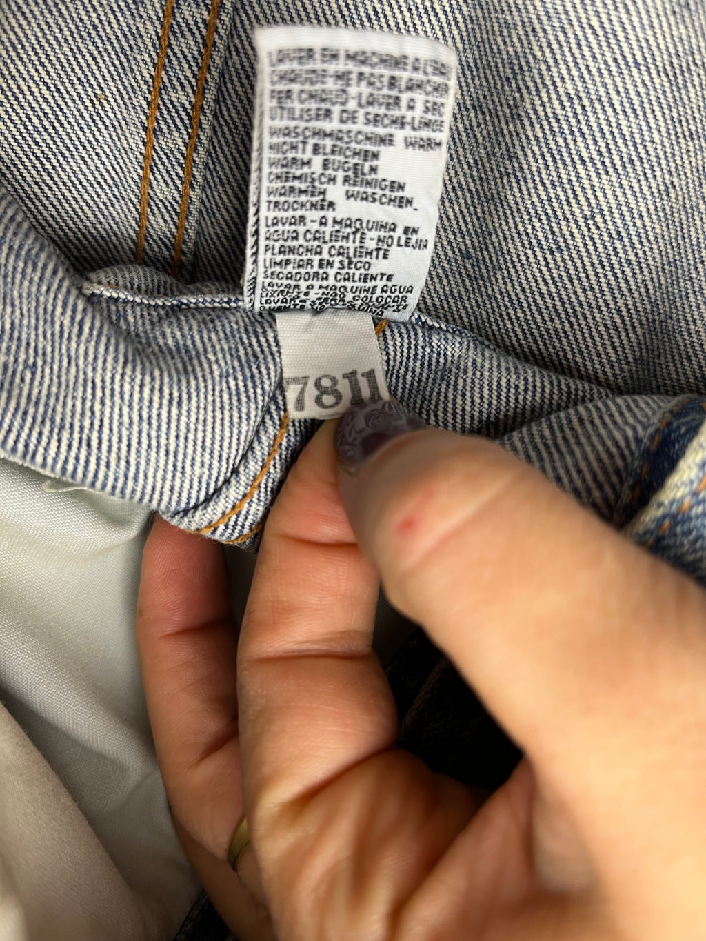 Vintage Benetton Denim Jacket – Blue Family Jeans Made in Italy