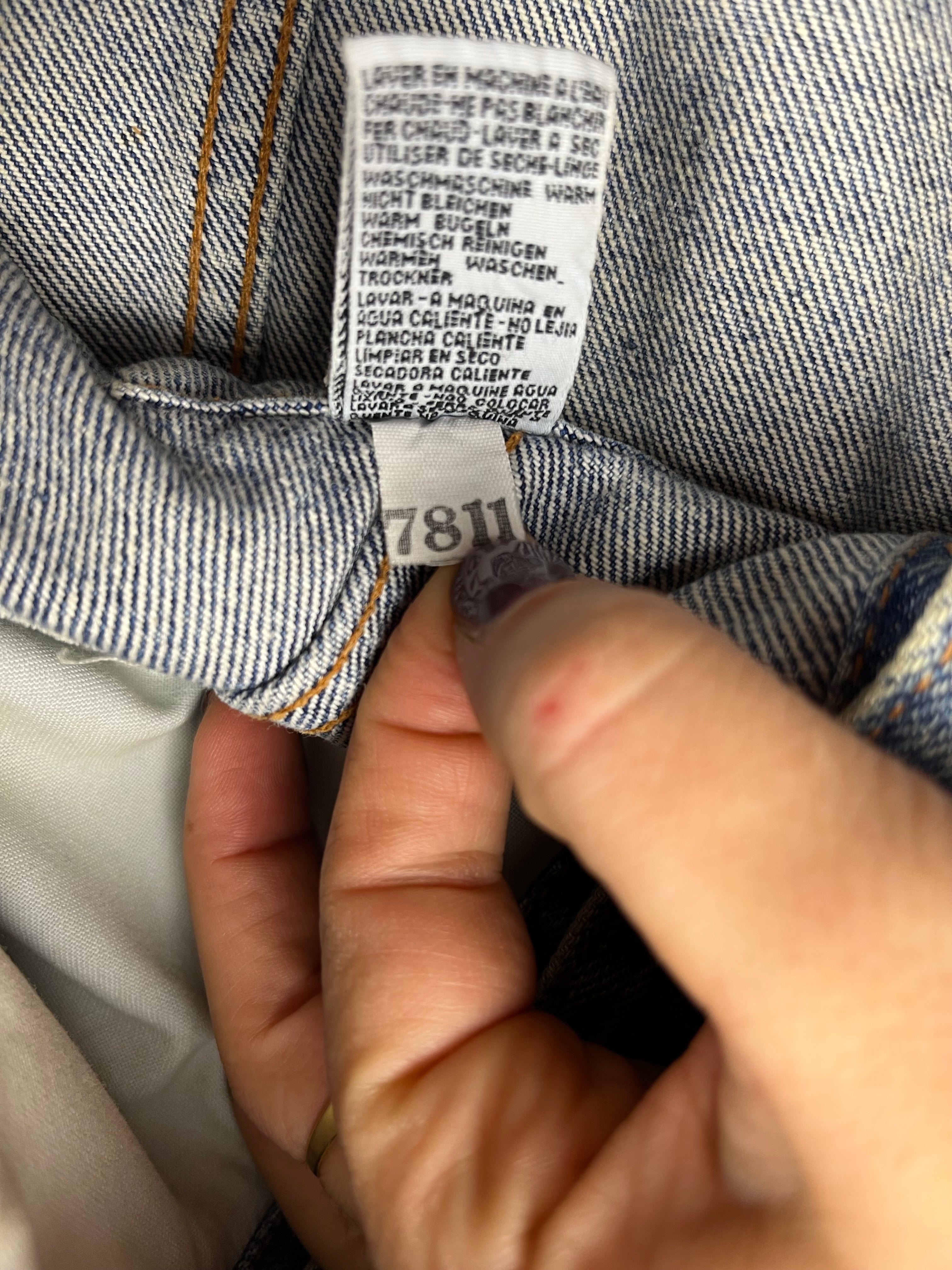 Vintage Benetton Denim Jacket – Blue Family Jeans Made in Italy