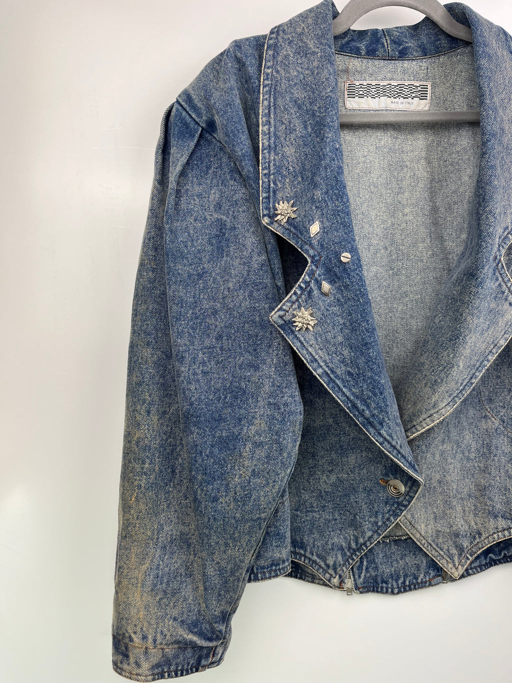 Giacca Vintage Acid Wash Made in Italy Anni ’80
