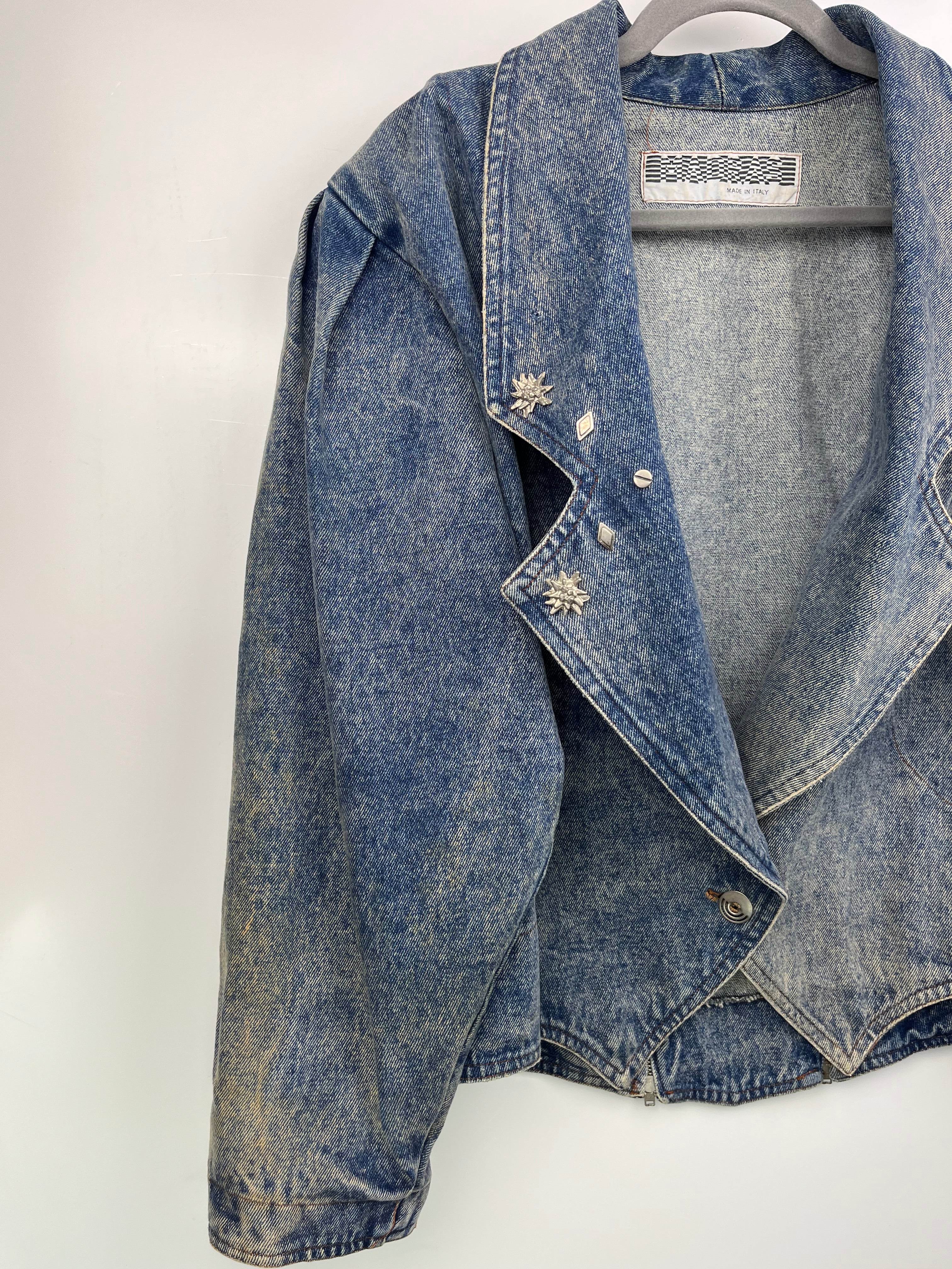 Giacca Vintage Acid Wash Made in Italy Anni ’80