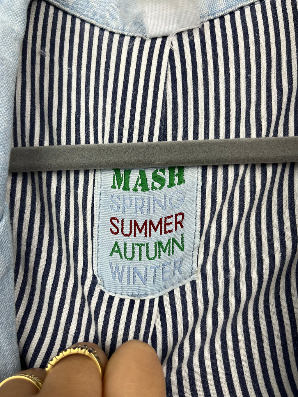 Blazer Vintage Denim Made in Italy