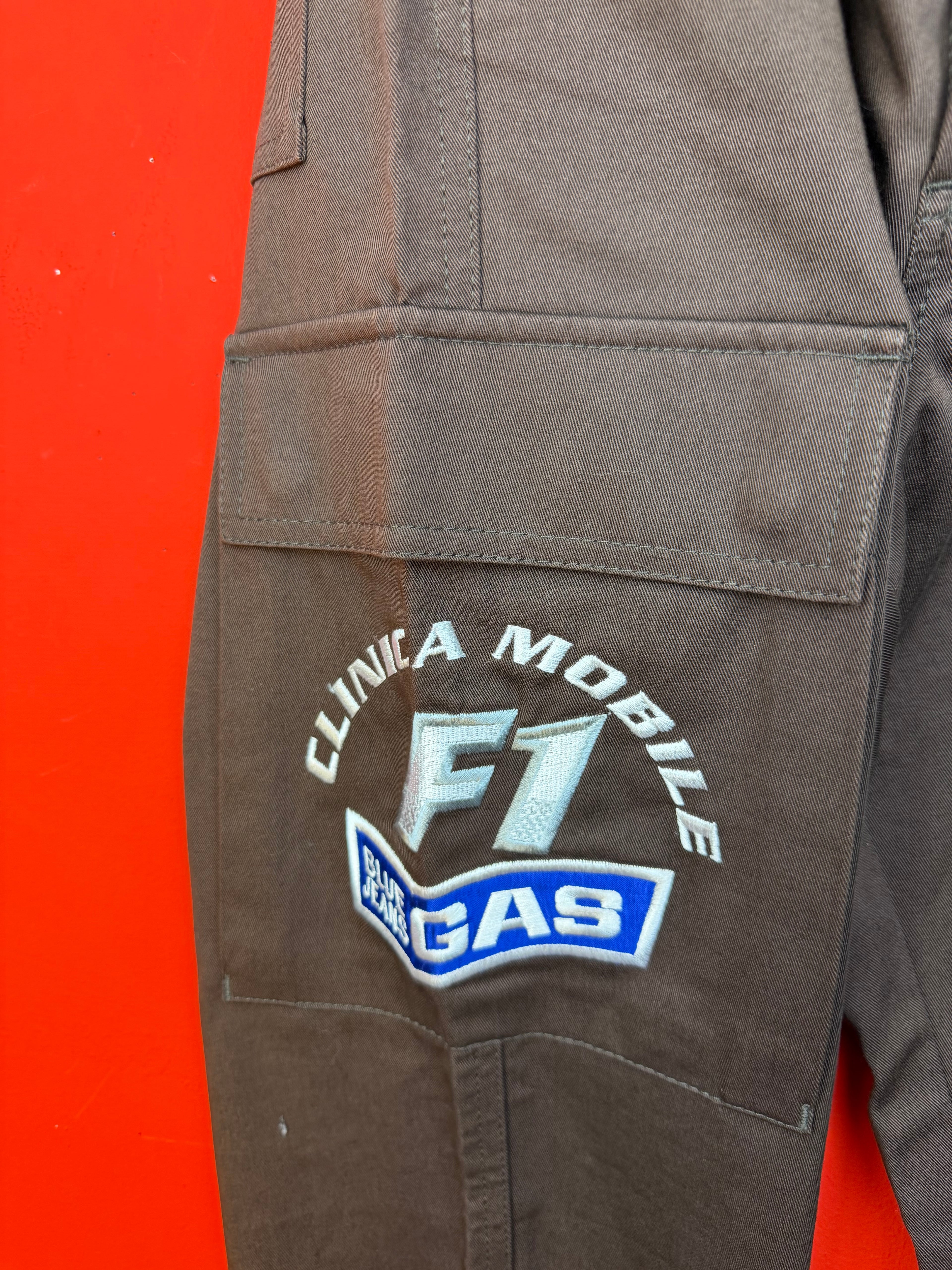 Vintage GAS BOB F1 Clinica Mobile Pants – Made in Italy – Y2K
