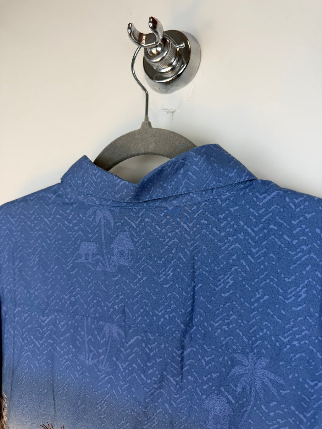 Camicia vintage Pierre Cardin tropicale in cotone – XXL