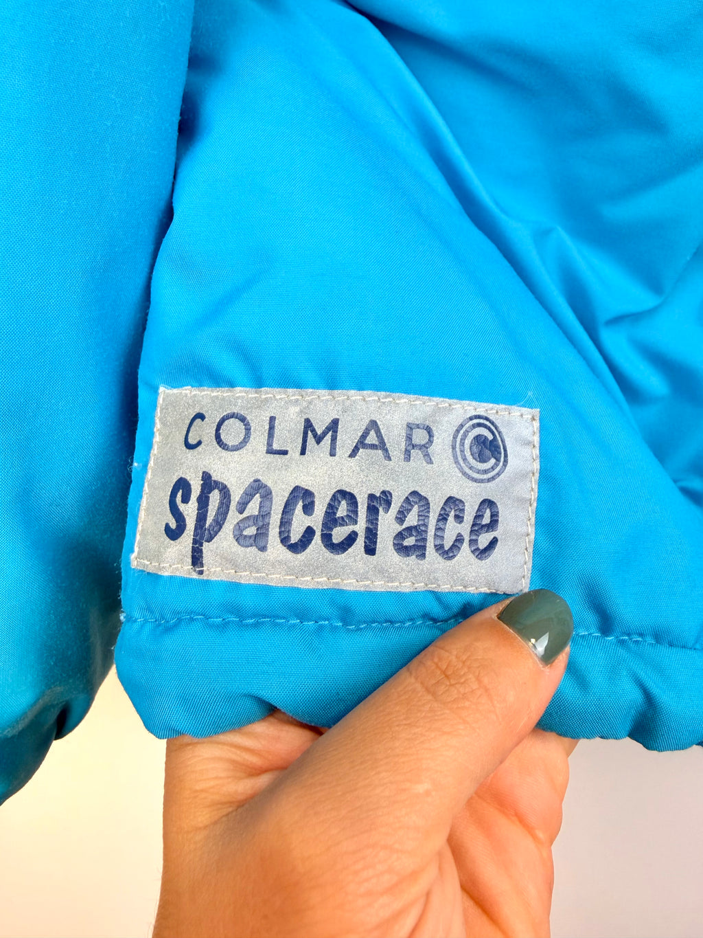 Giacca vintage Colmar Spacerace – azzurro e verde acqua