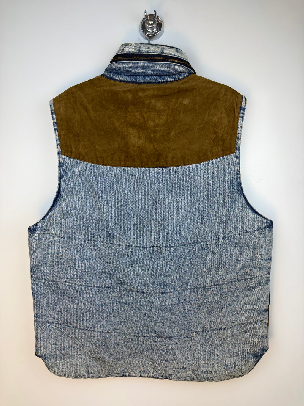 Roy Rogers Vintage Task Force Denim & Suede Vest XL – Made in Italy