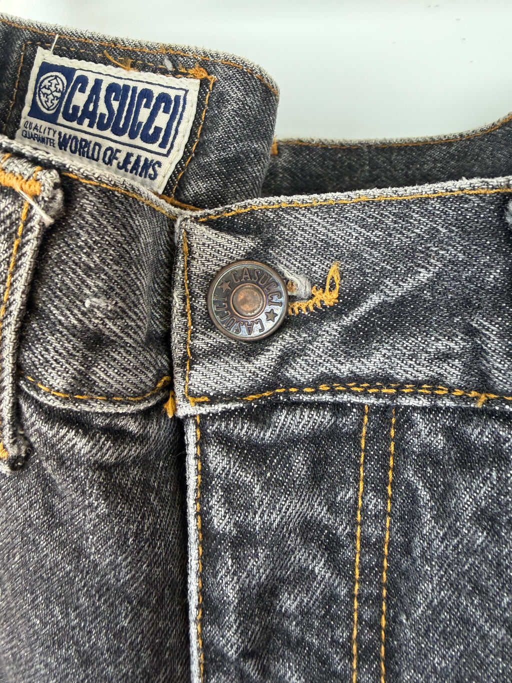 Jeans vintage Casucci grigio slavato con cartellini originali