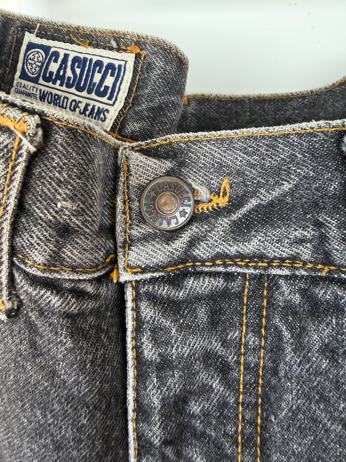 Jeans vintage Casucci grigio slavato con cartellini originali