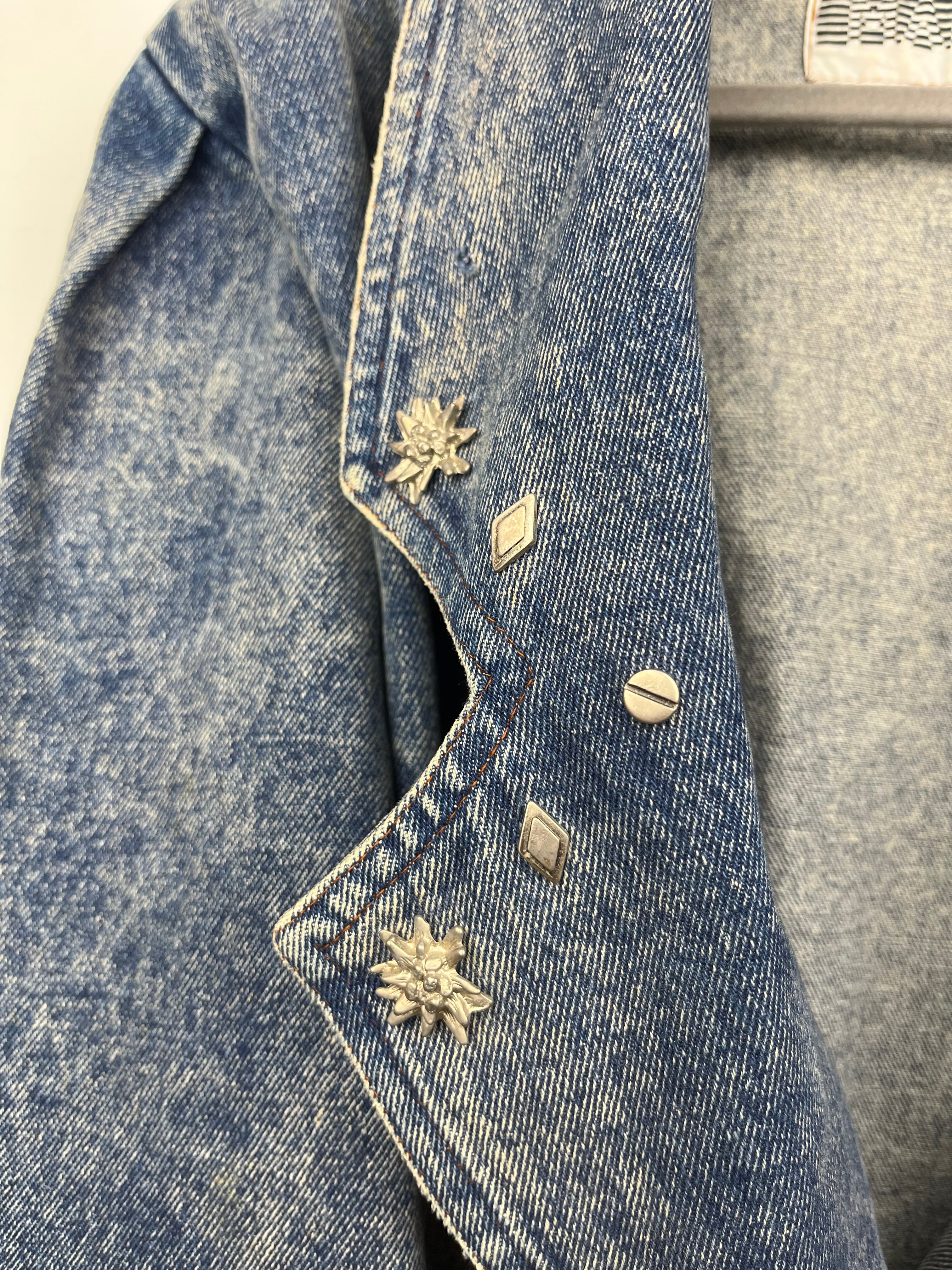 Giacca Vintage Acid Wash Made in Italy Anni ’80