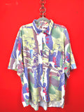 Camicia Vintage Astratta Oversize 90s