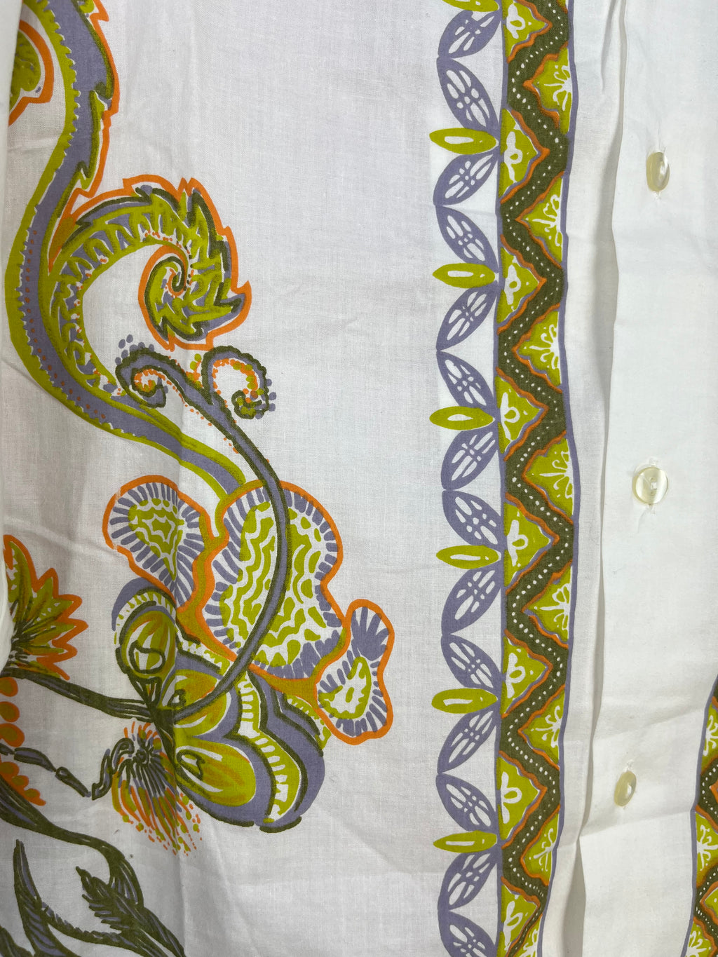 Camicia Vintage Made in Italy in Cotone Stampato
