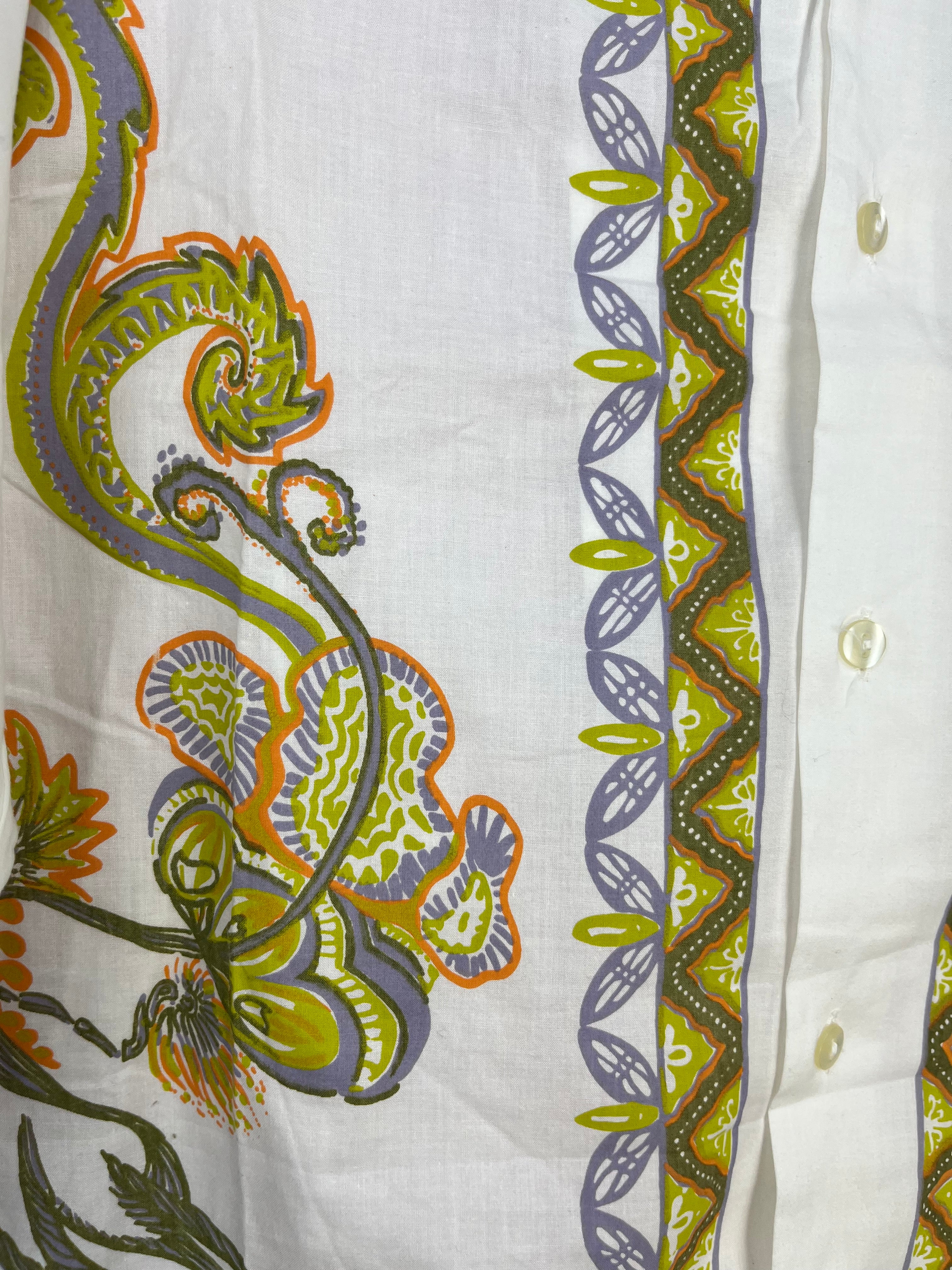 Camicia Vintage Made in Italy in Cotone Stampato