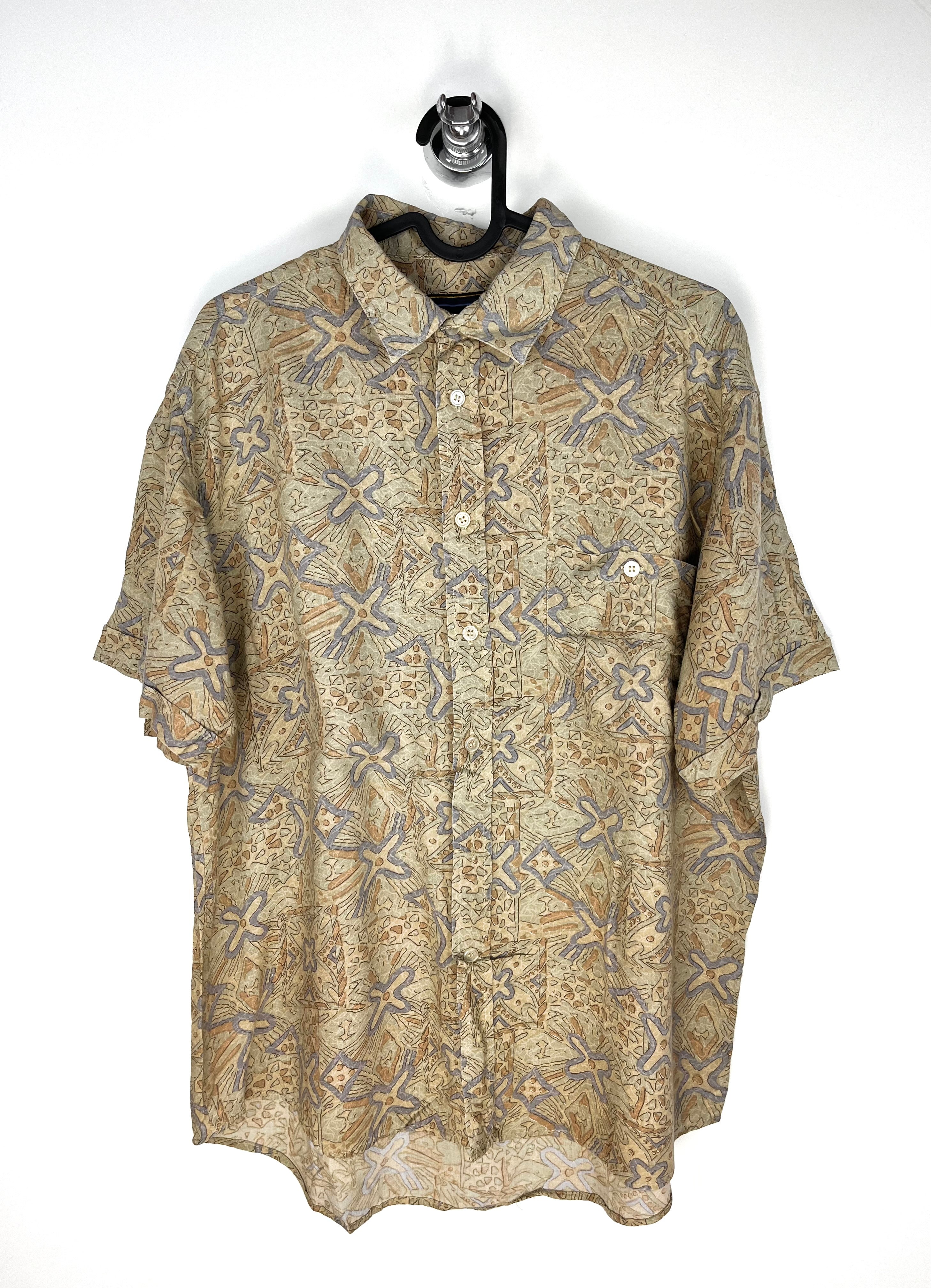 Camicia Vintage Fantasia Astratta Anni '90