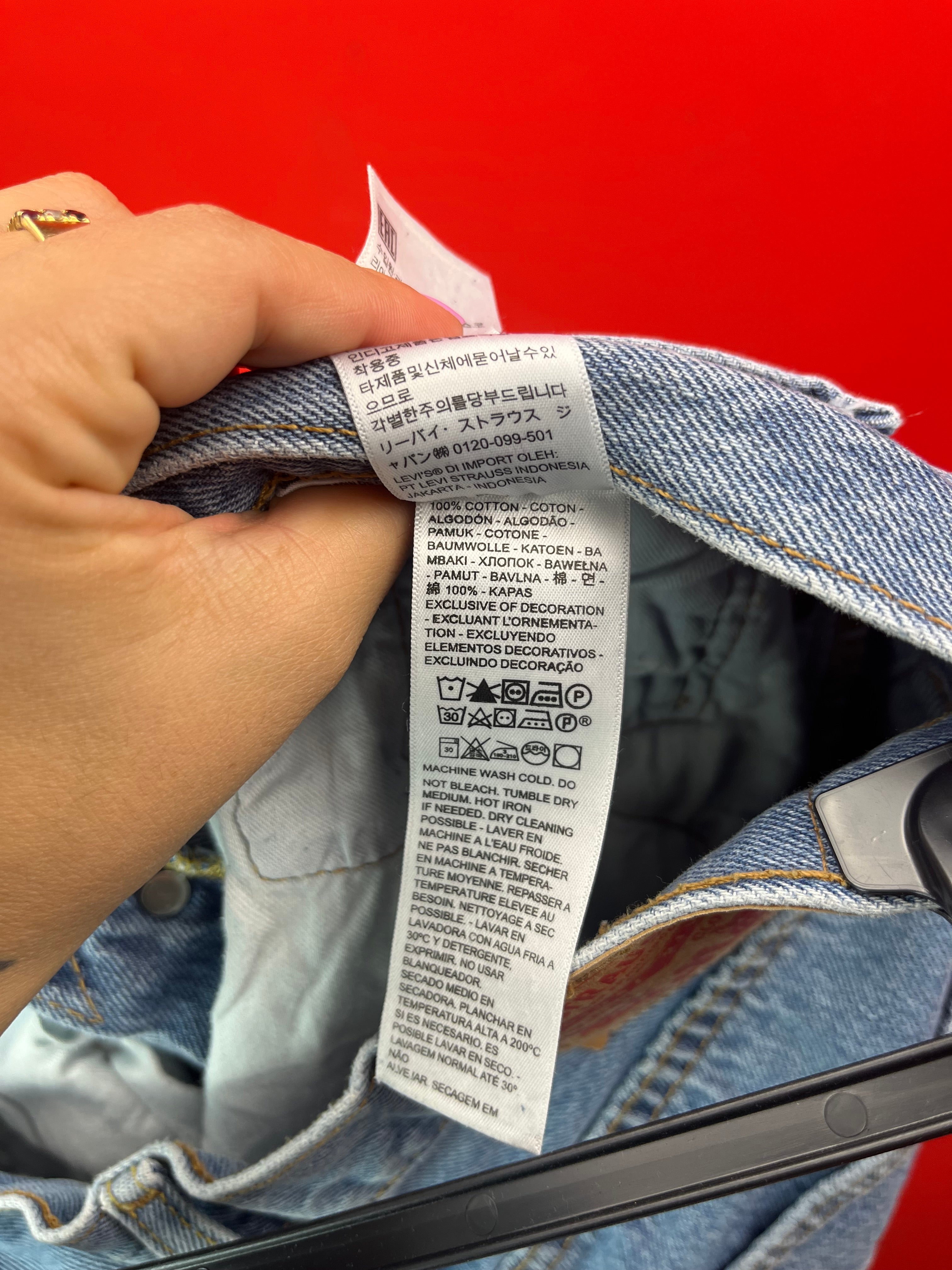 Levi’s 501 Vintage Denim Shorts Vita Alta
