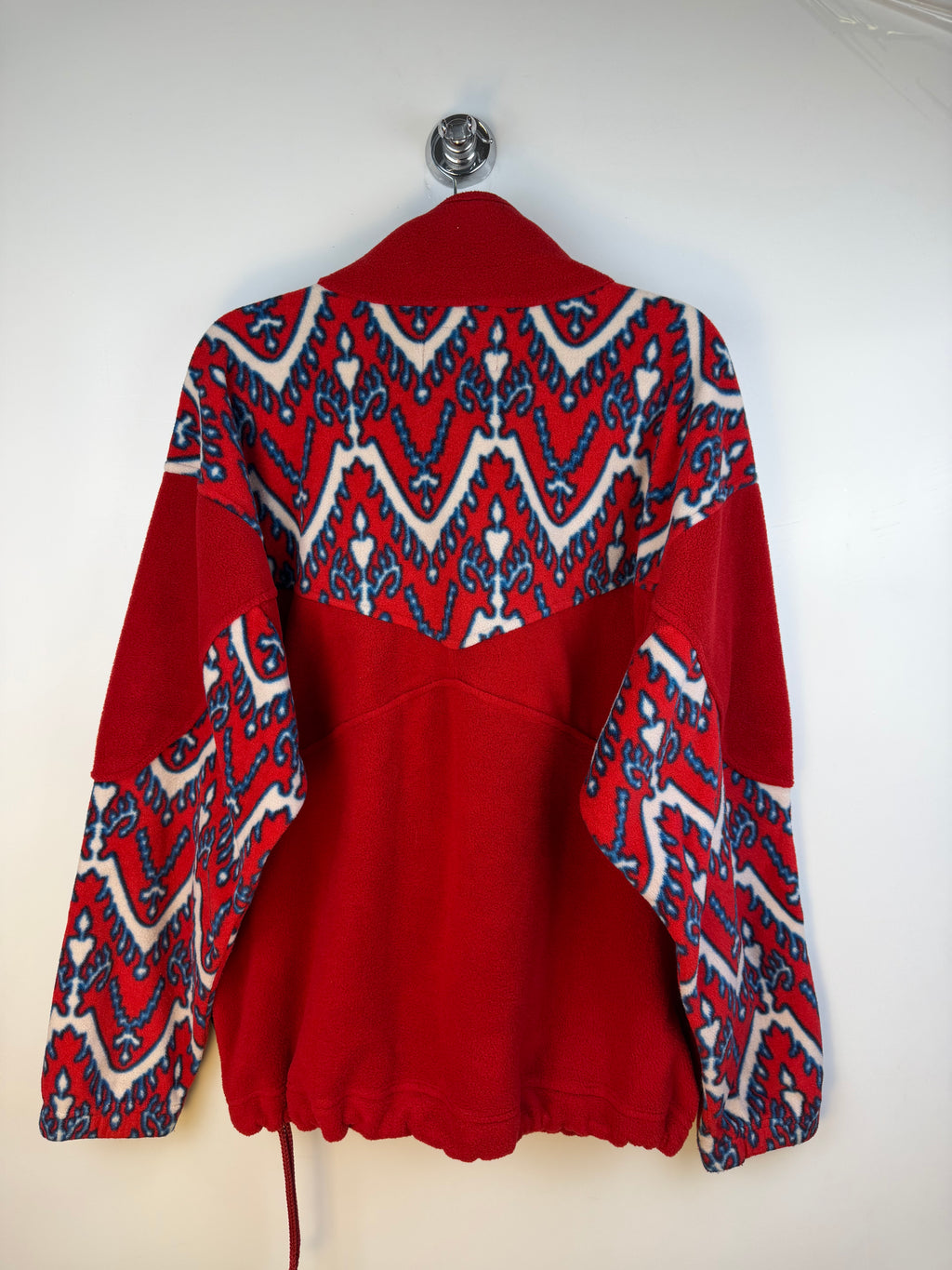 Pile vintage Cape Horn rosso in Polartec – L unisex