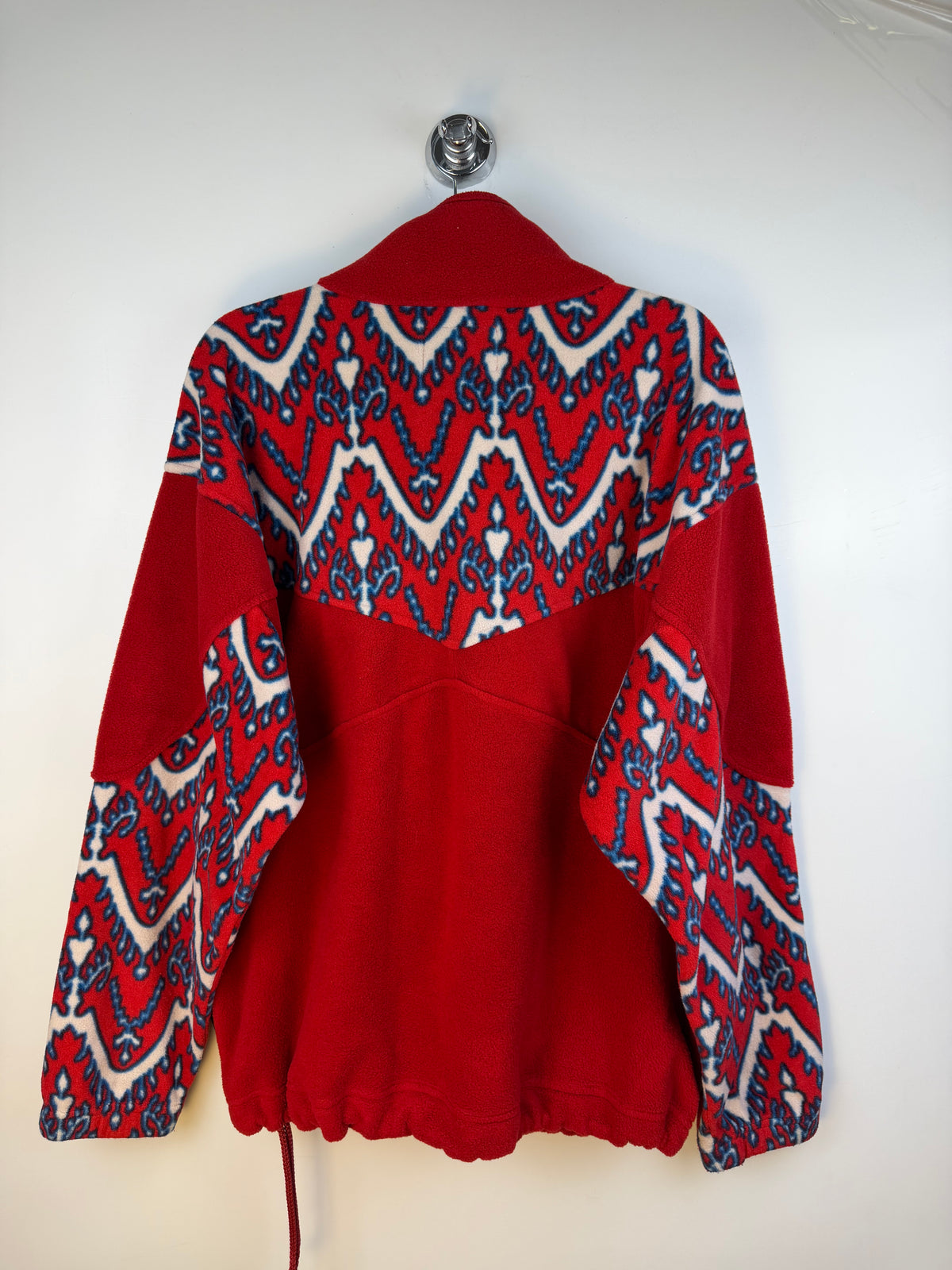 Pile vintage Cape Horn rosso in Polartec – L unisex