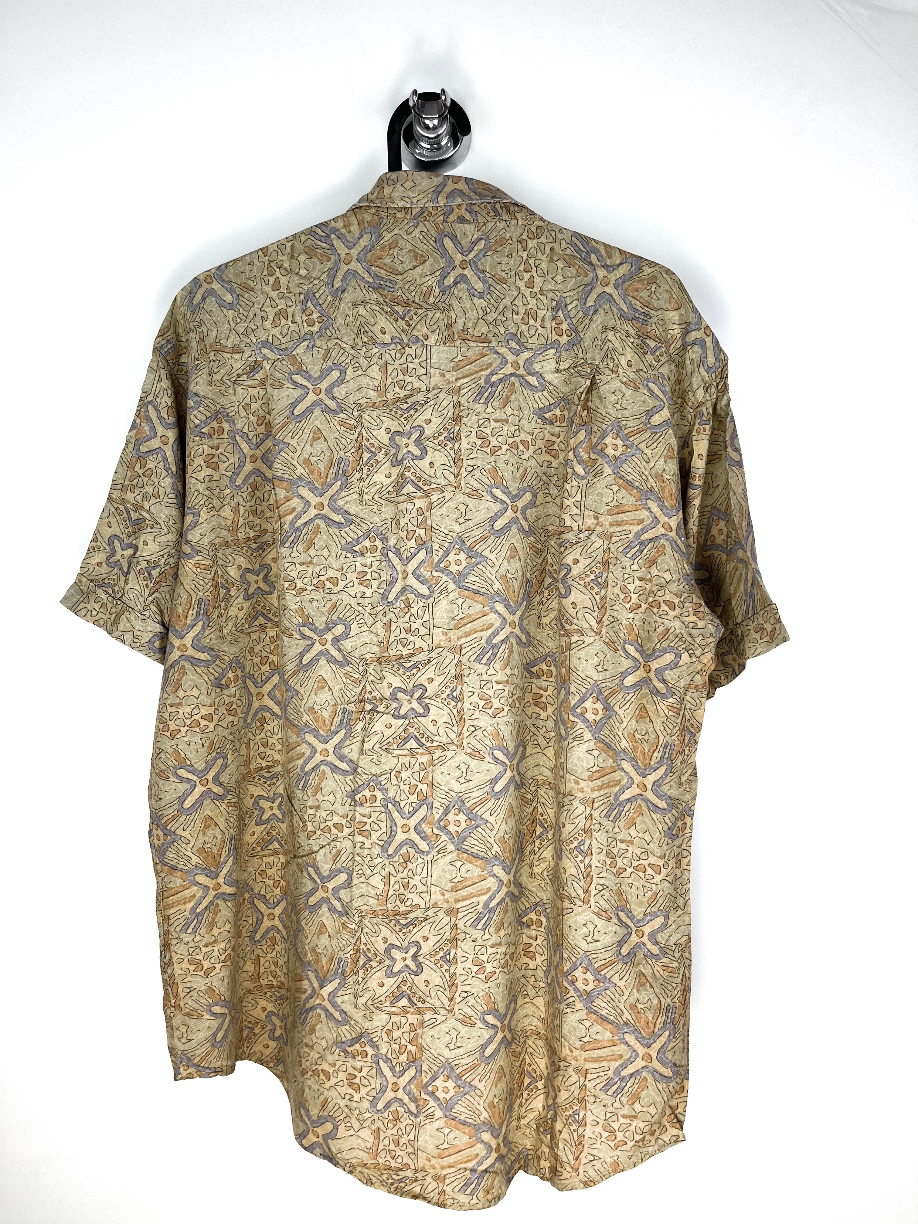 Camicia Vintage Fantasia Astratta Anni '90